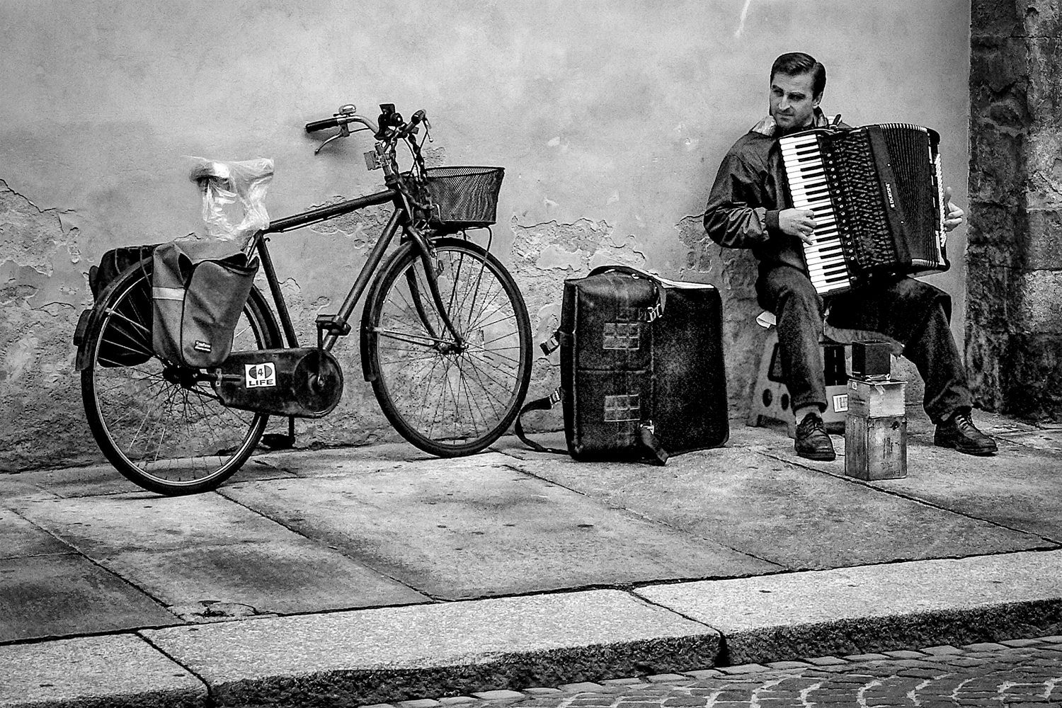 Suonatore di fisarmonica