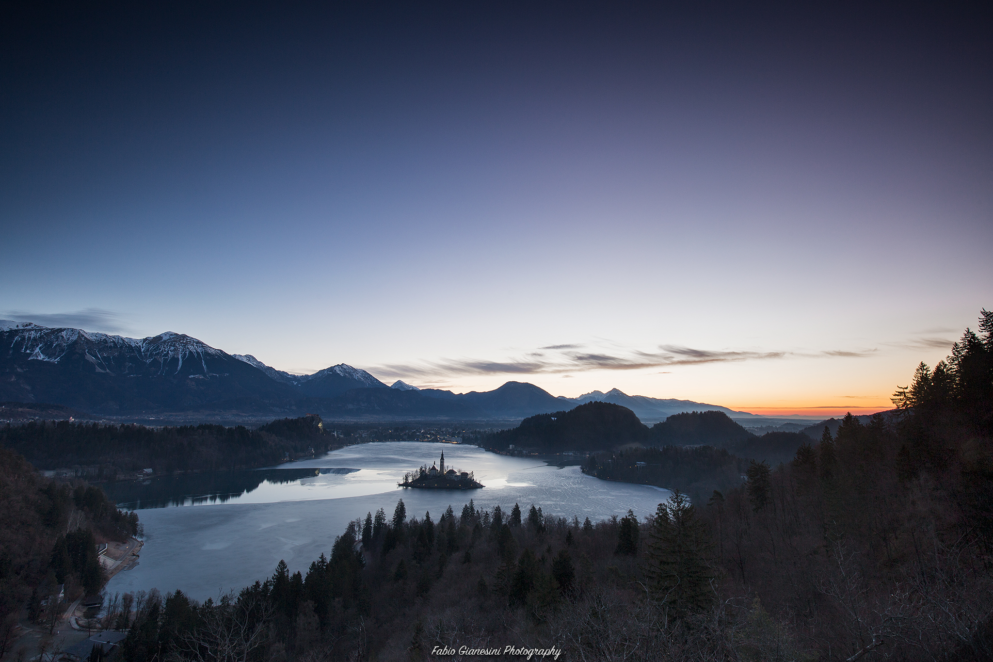 Early morning at Lake Bled