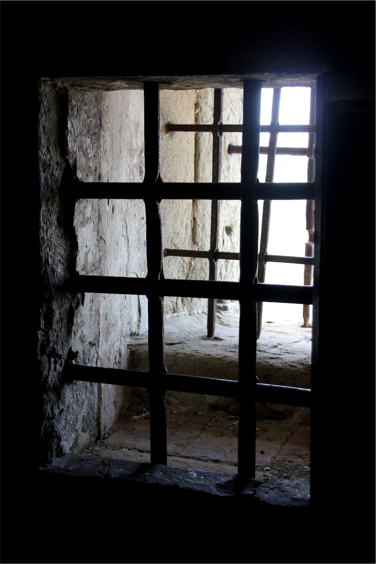 In Cagliostro's cell.