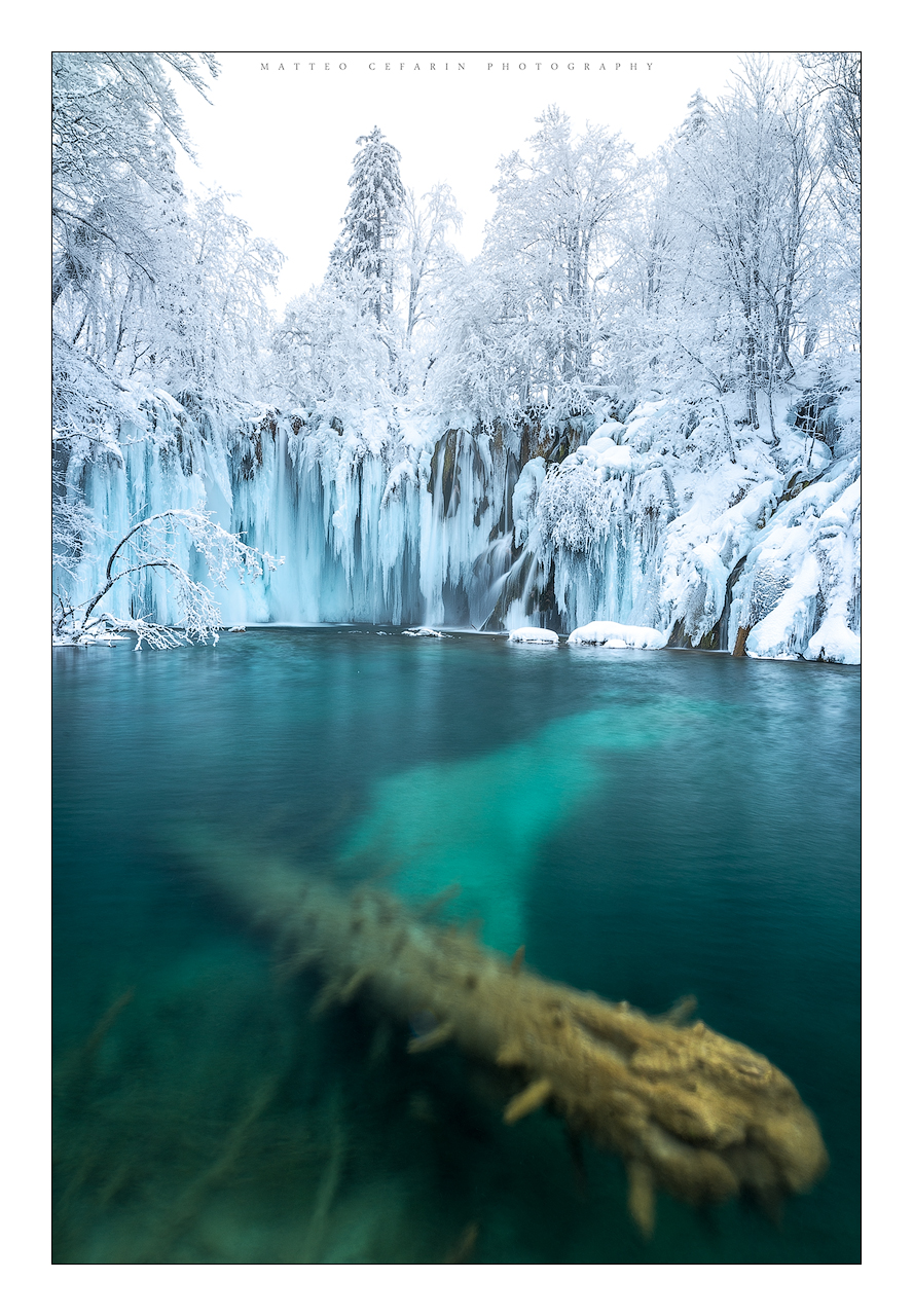 Plitvice in white