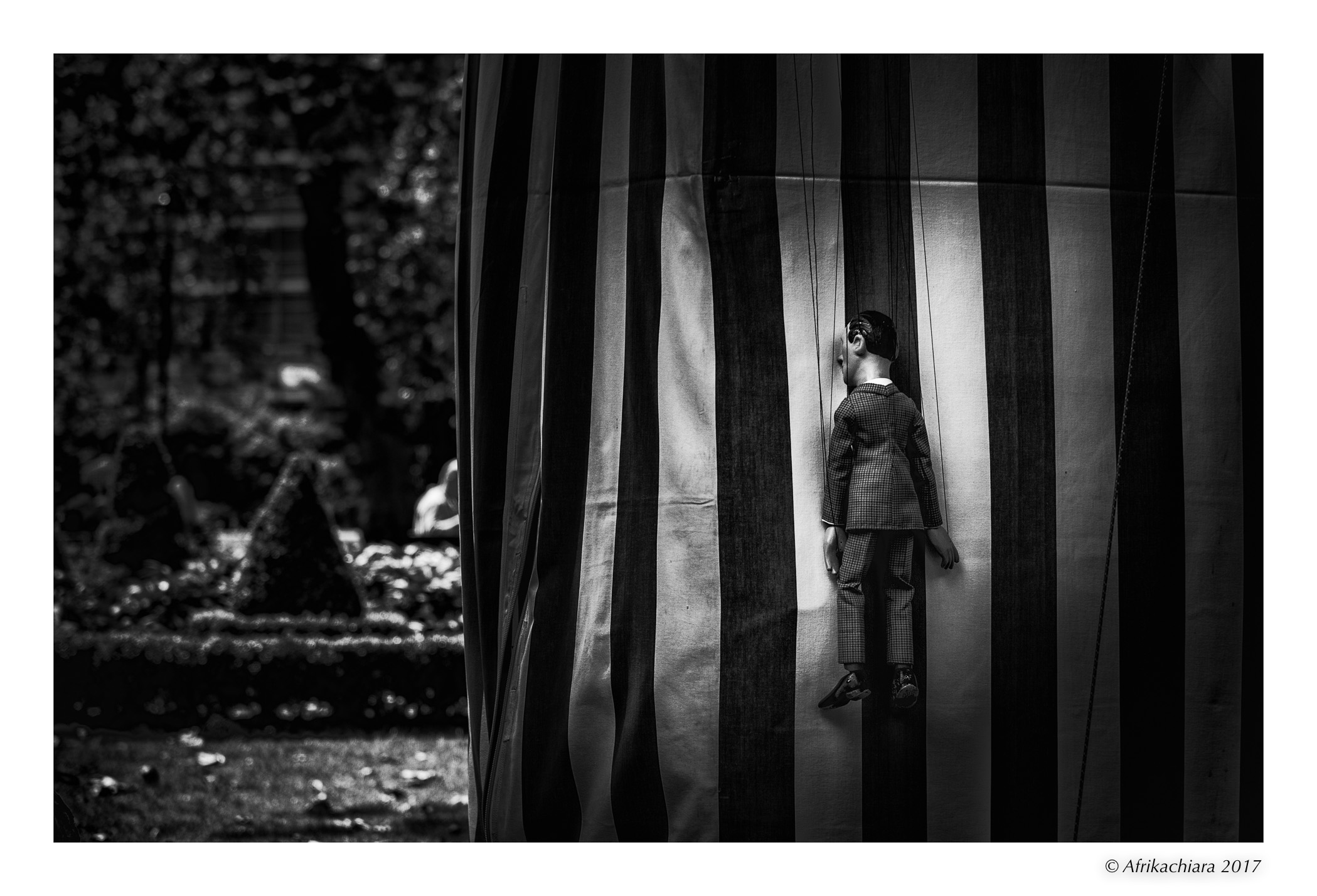 The puppet was ashamed ...