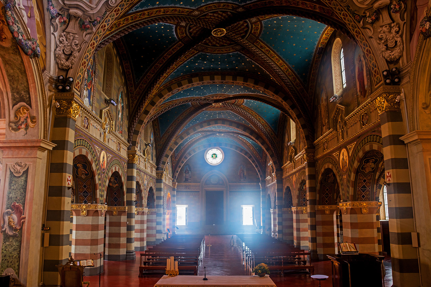 The cathedral of Bobbio