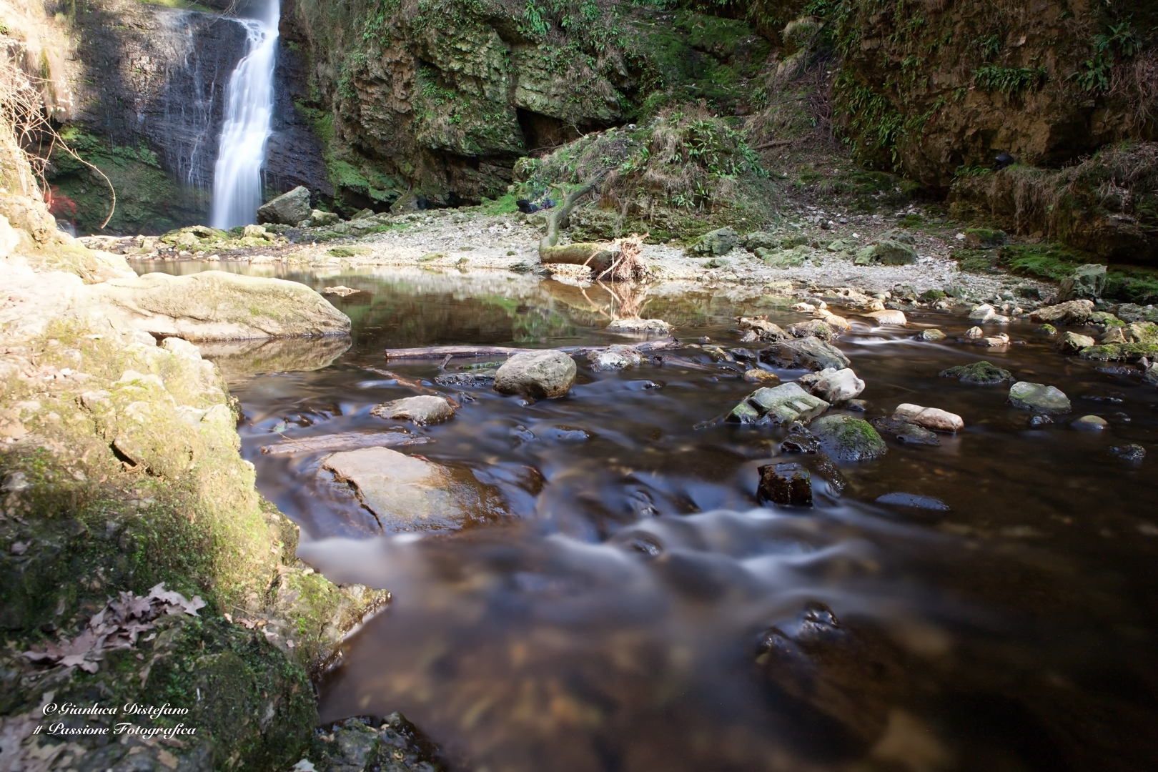 Cascata di Ferrera a valle