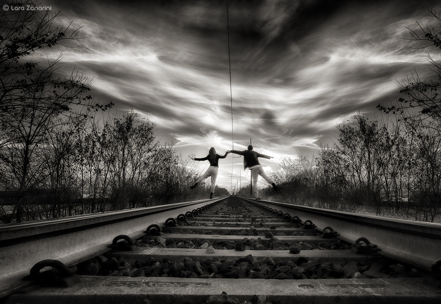 Let me take you by the hand Let me take you 'till the e