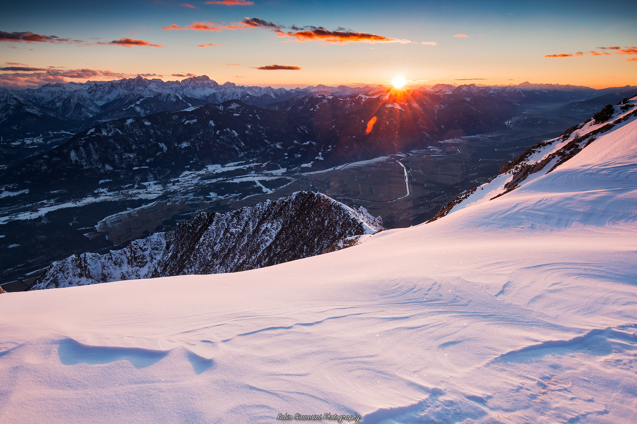 Sunset from M.Dobratsch