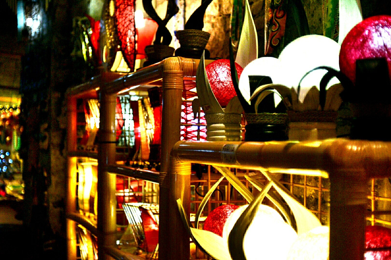 Christmas lights in the Fortress