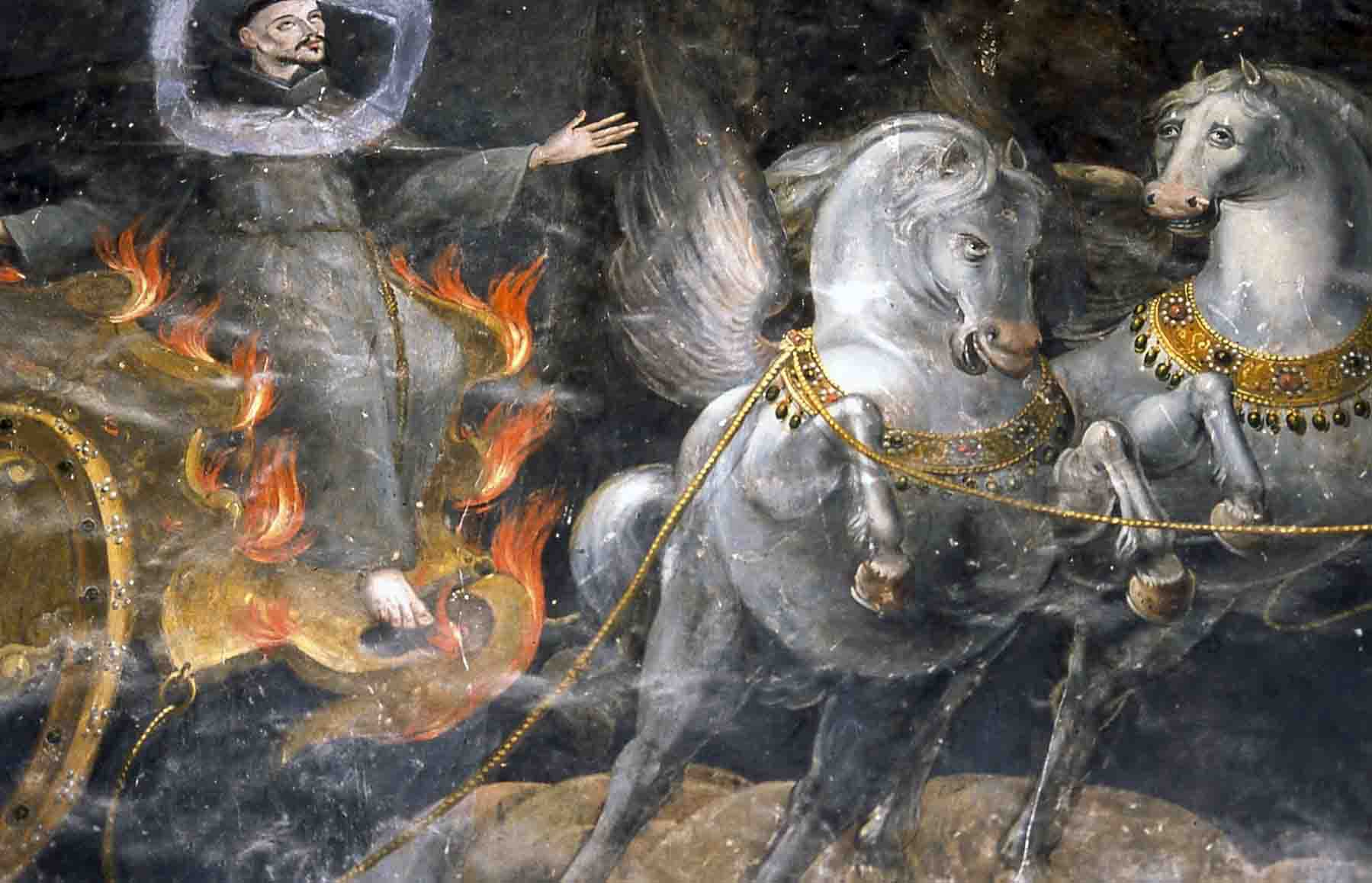 Old wall painting in Arequipa - Peru '