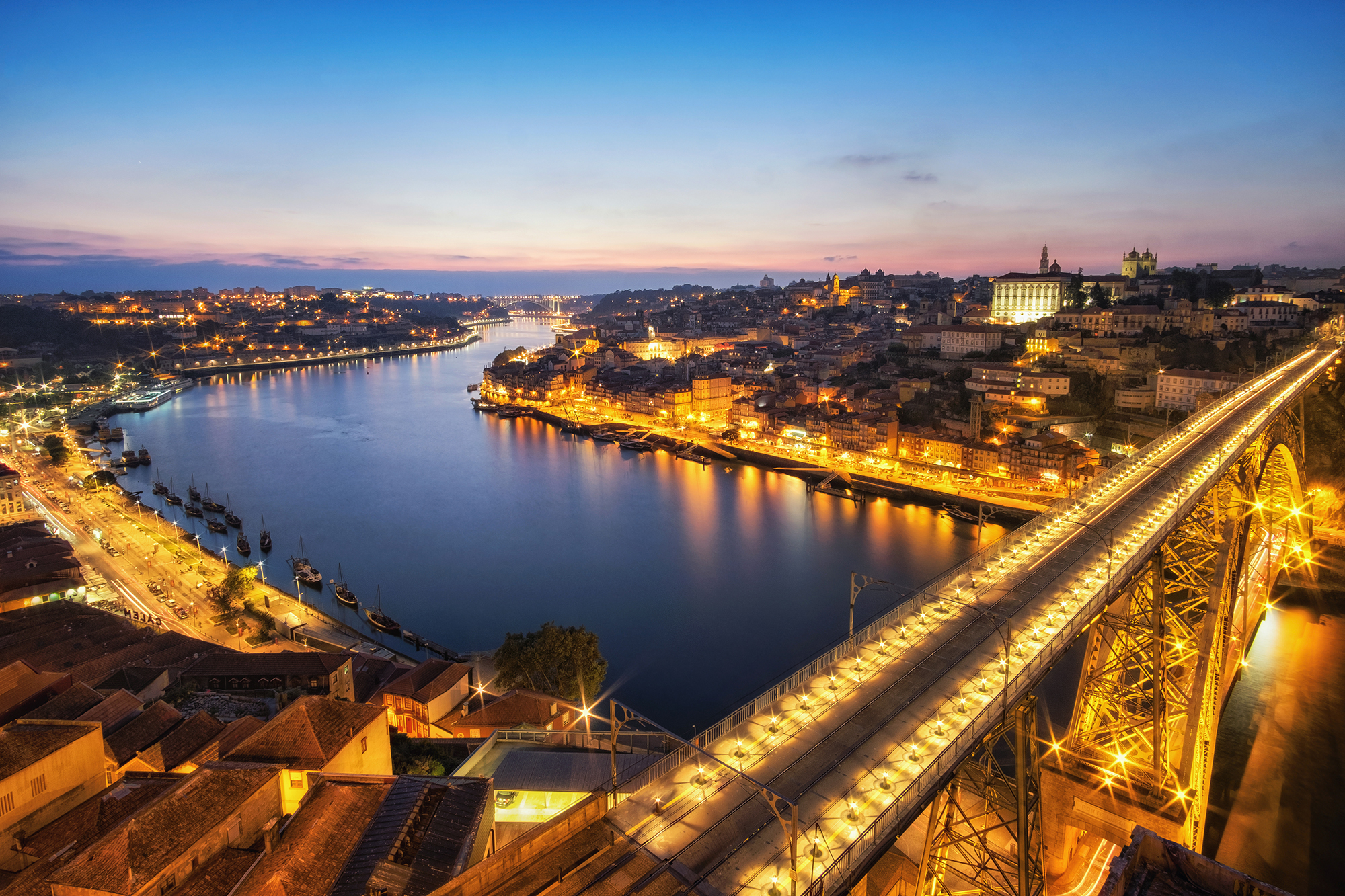 Panorama of the city of Porto