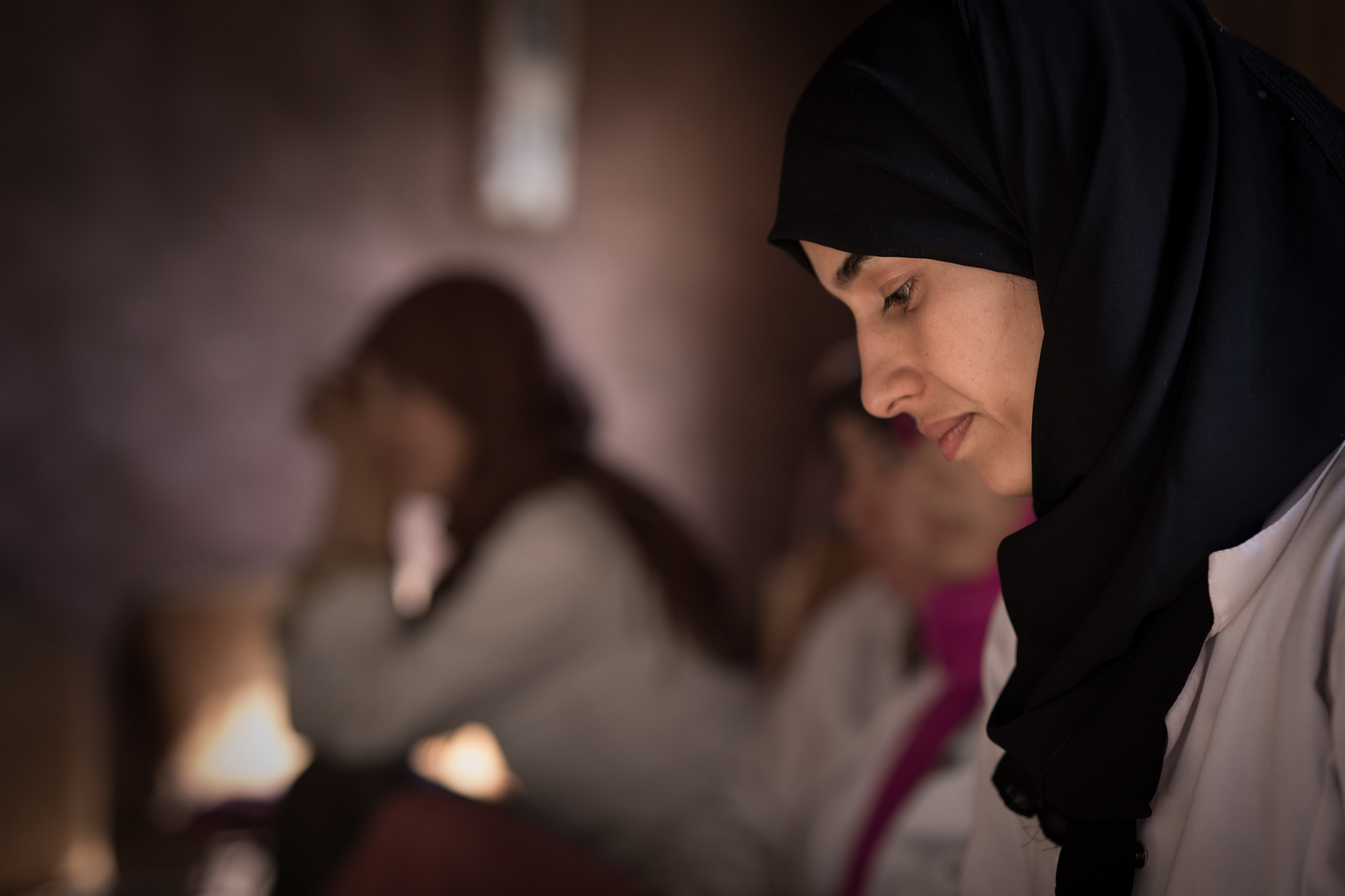 Argan oil workers .. Berber village ..