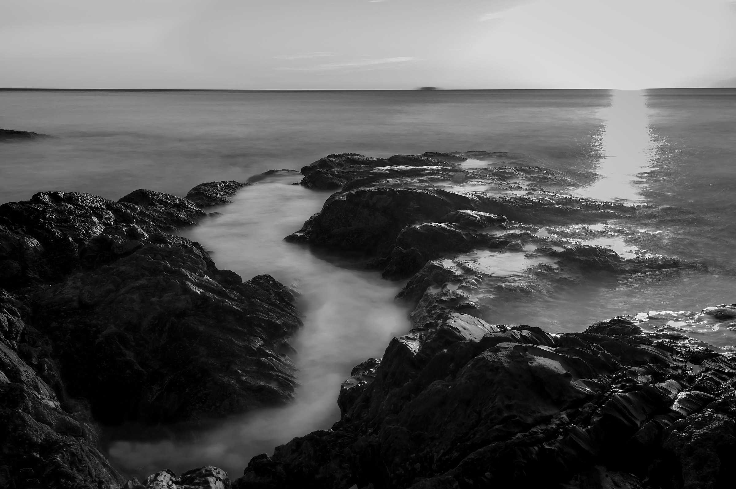 15 secondi di tramonto BN