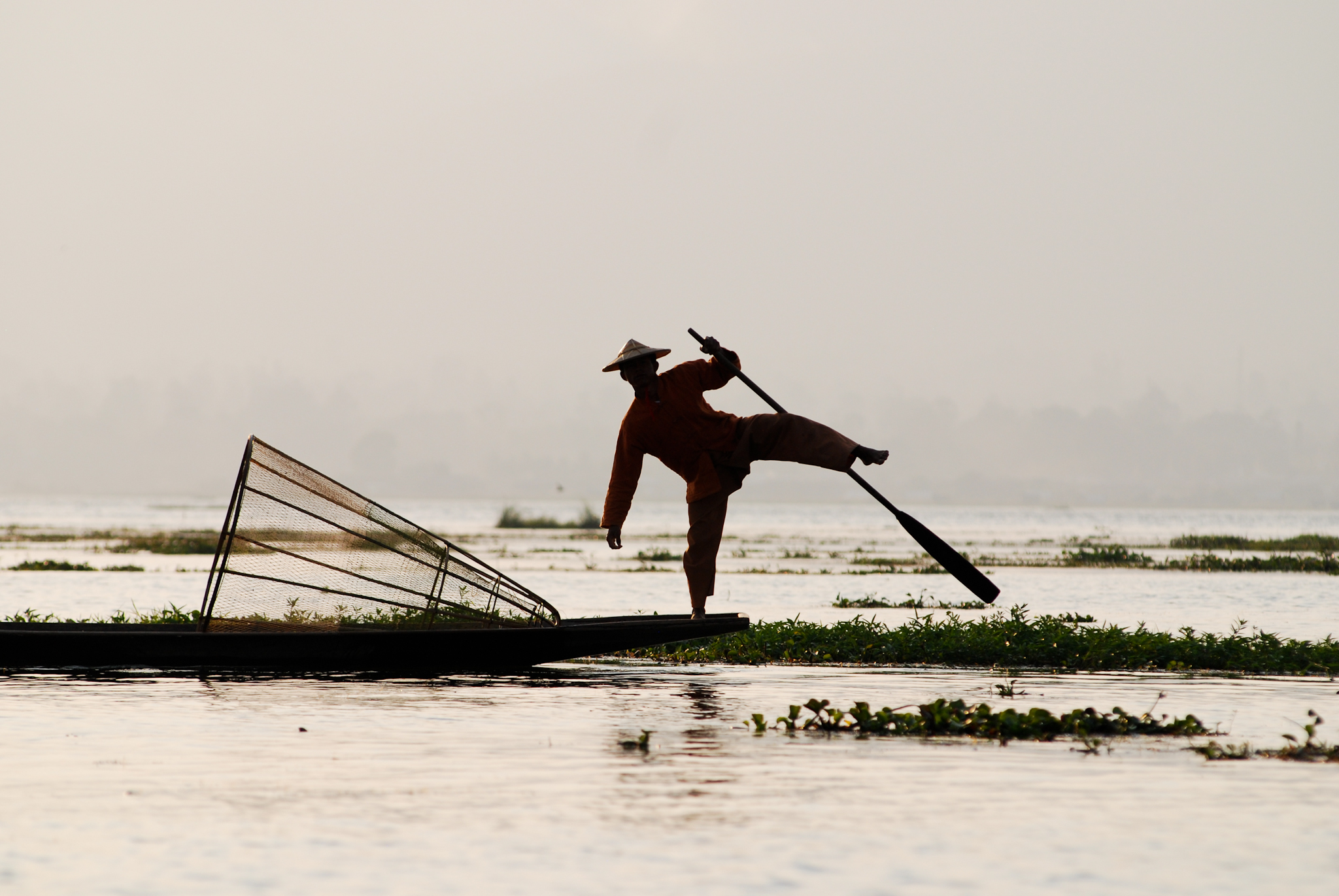 Fisherman sul lago Inle