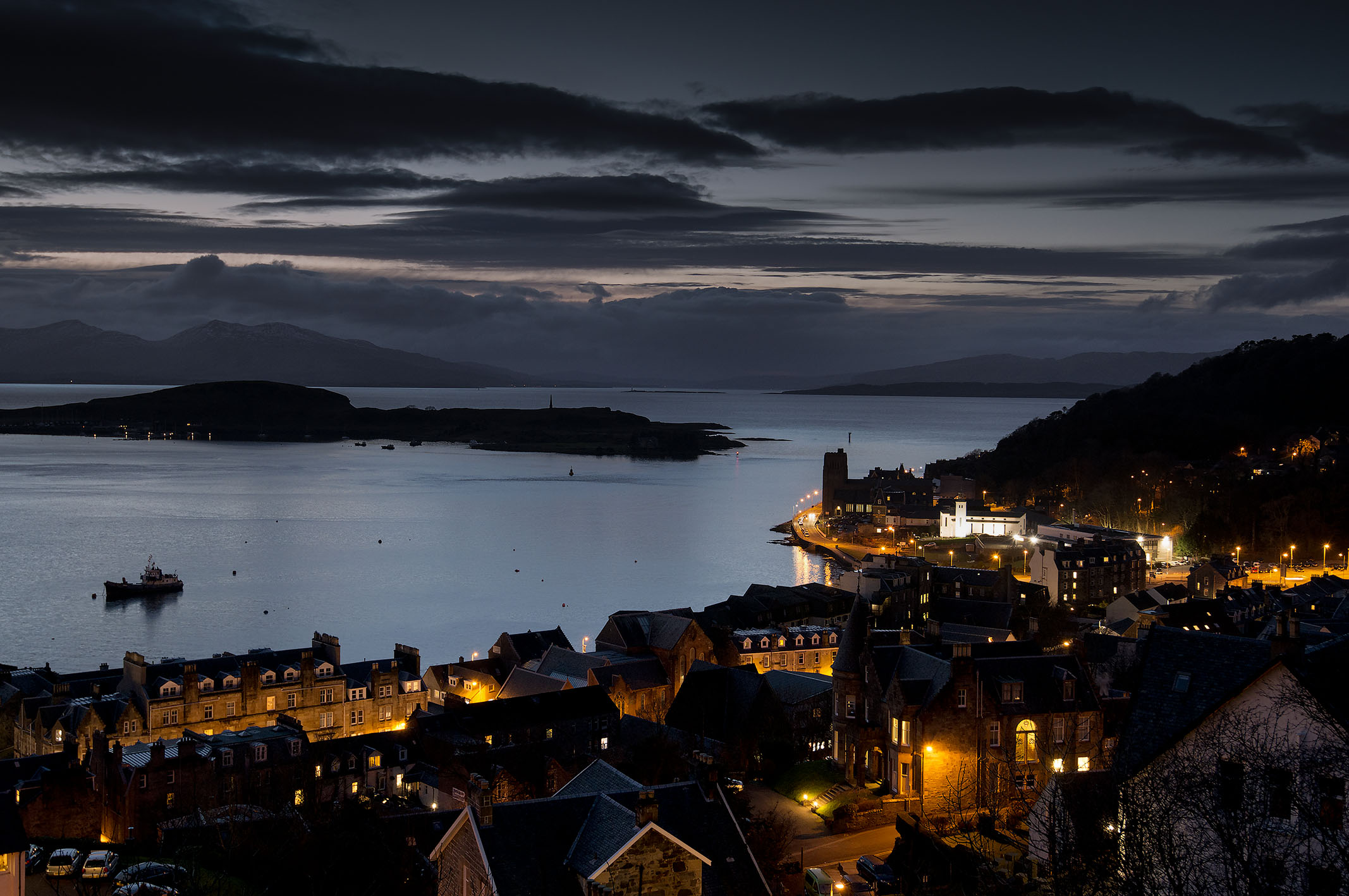 Oban di notte