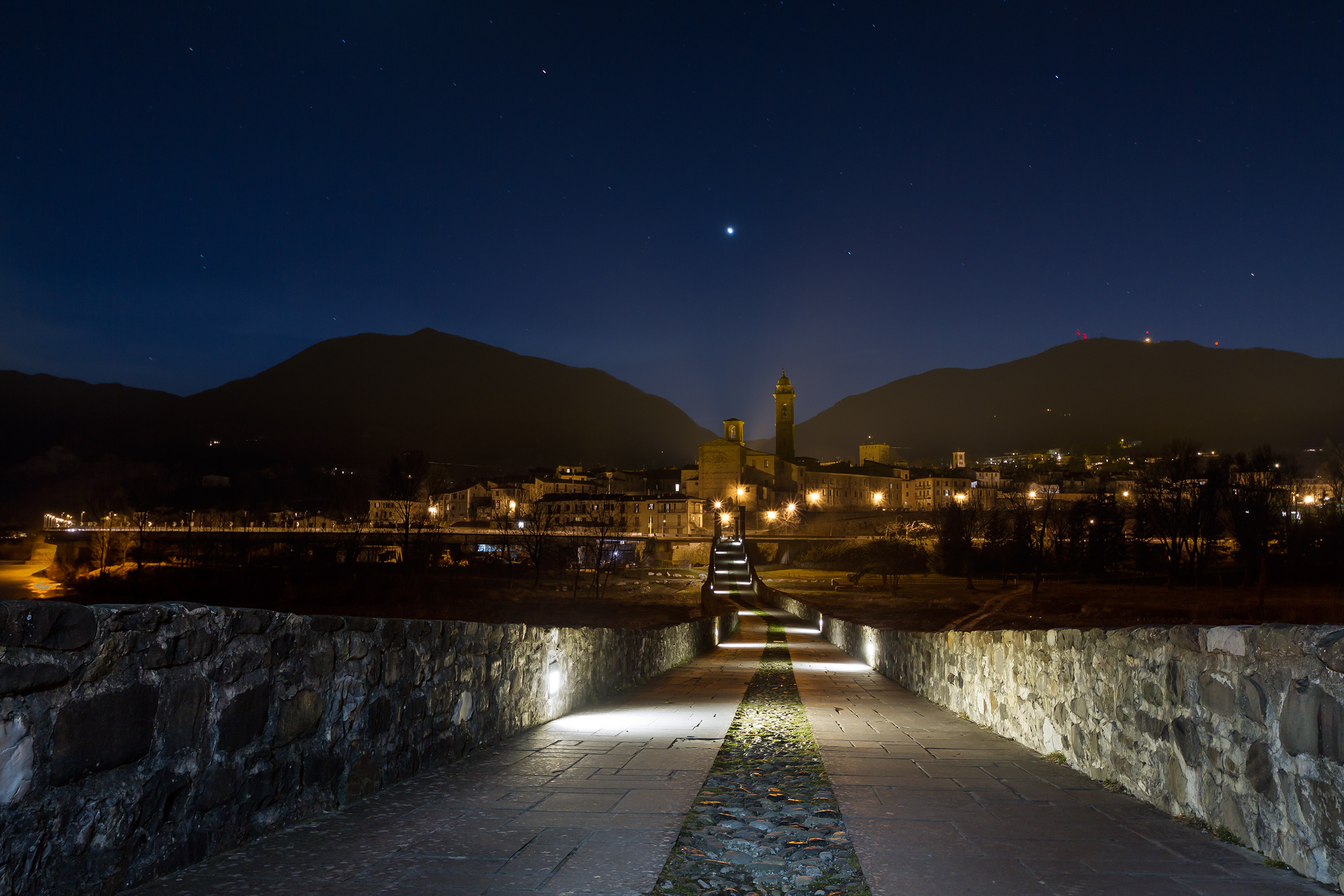 Bobbio dal suo ponte