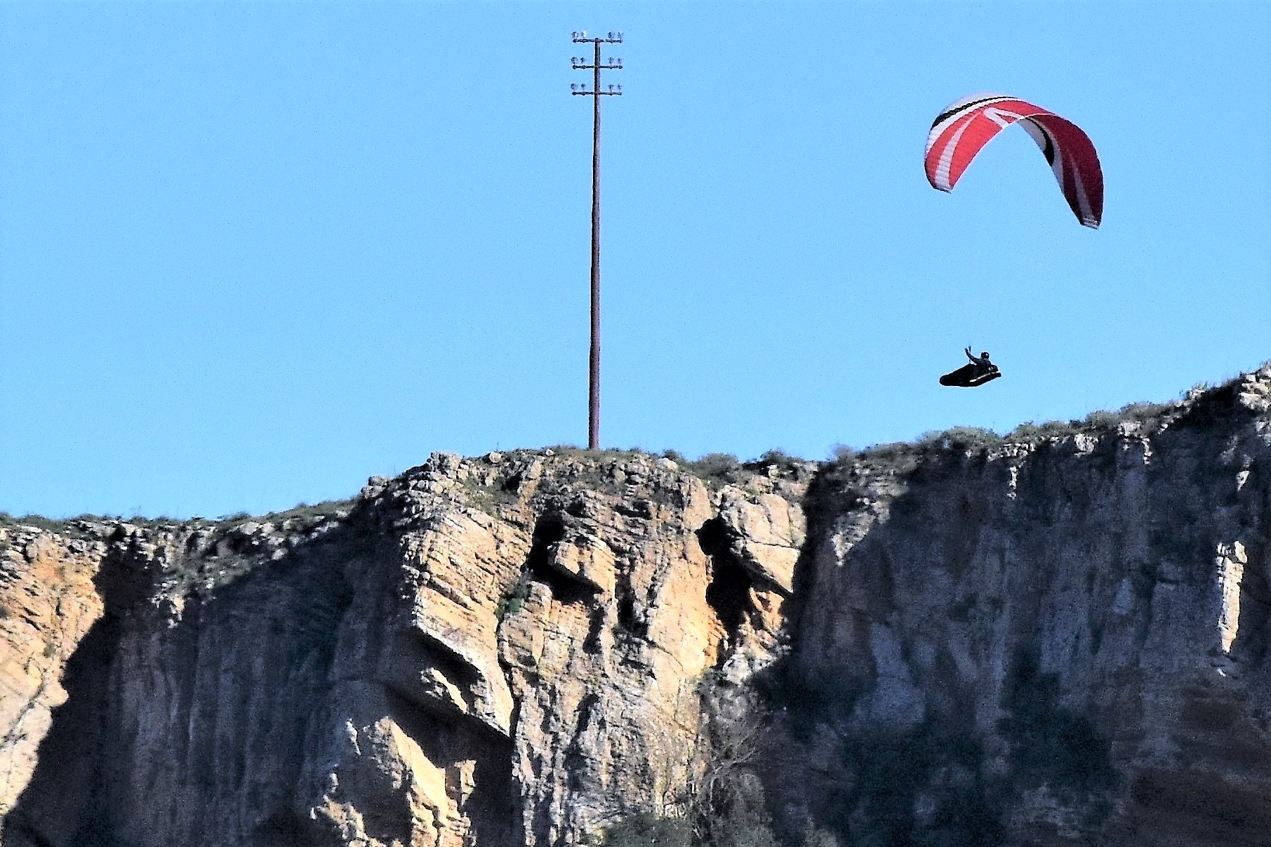 Between heaven and earth!