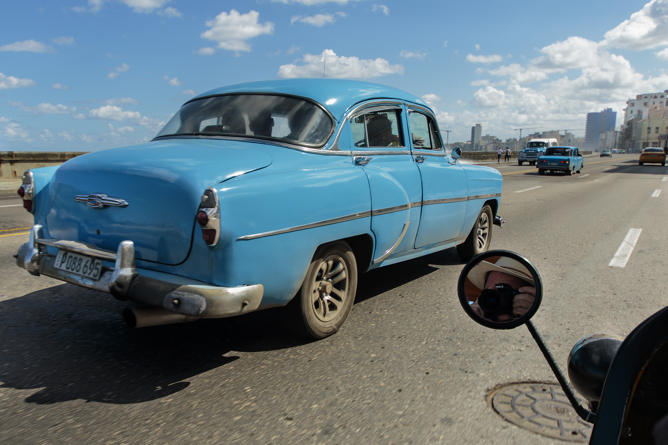 Selfie the fly on the Coco-Taxi