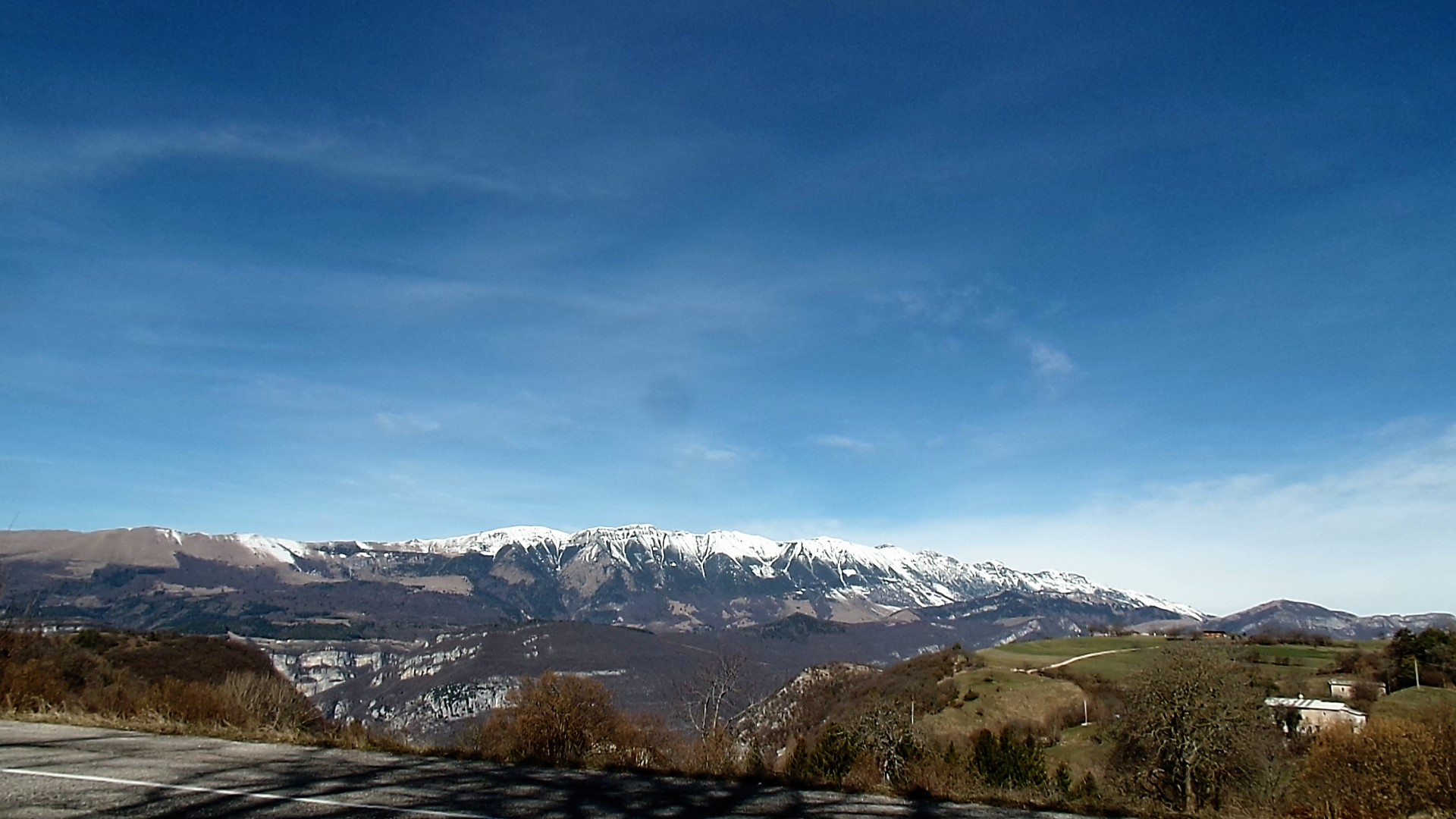 Monte Baldo seen from Fumane (vr)