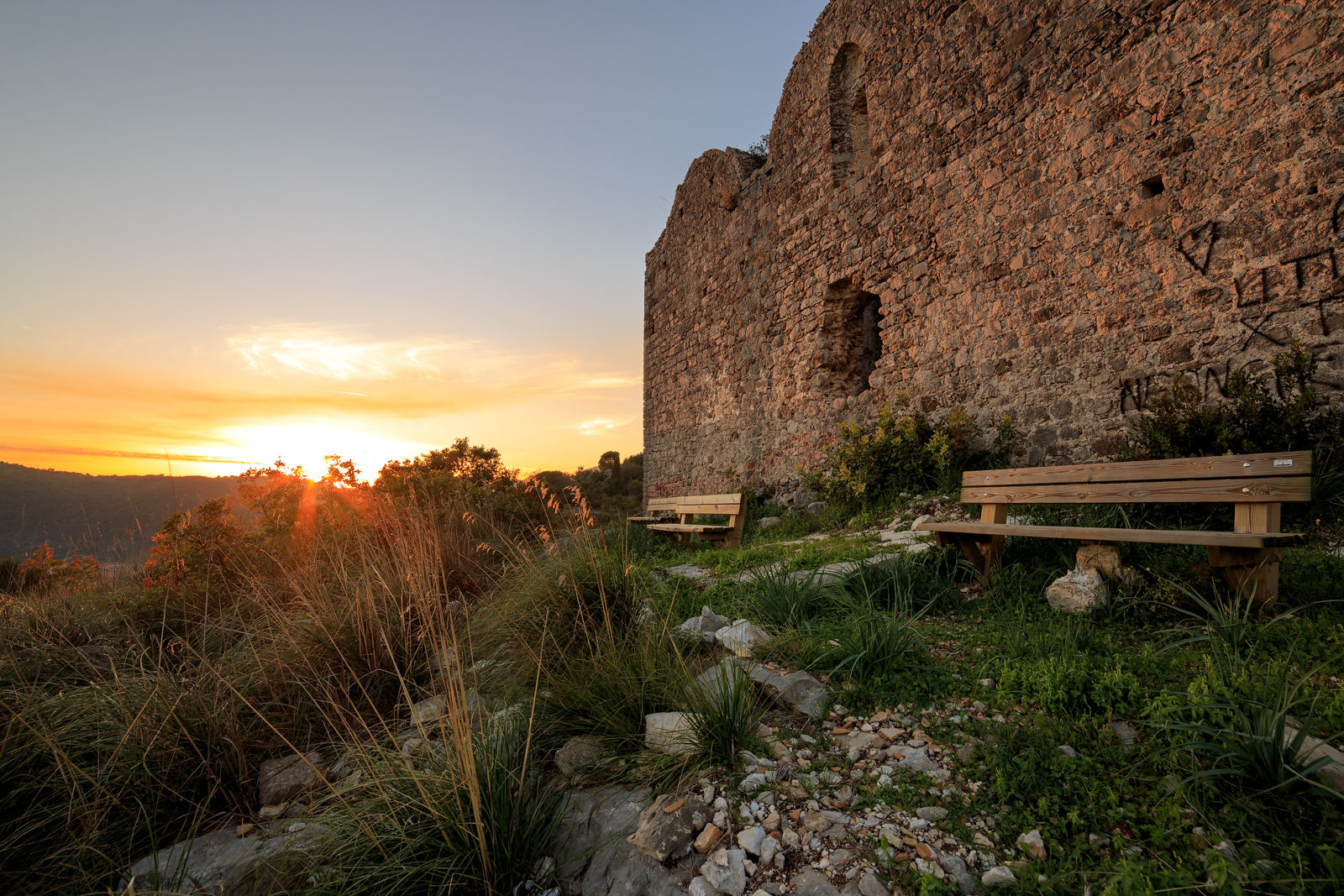 "Chieda di San Cristoforo al tramonto" Itri