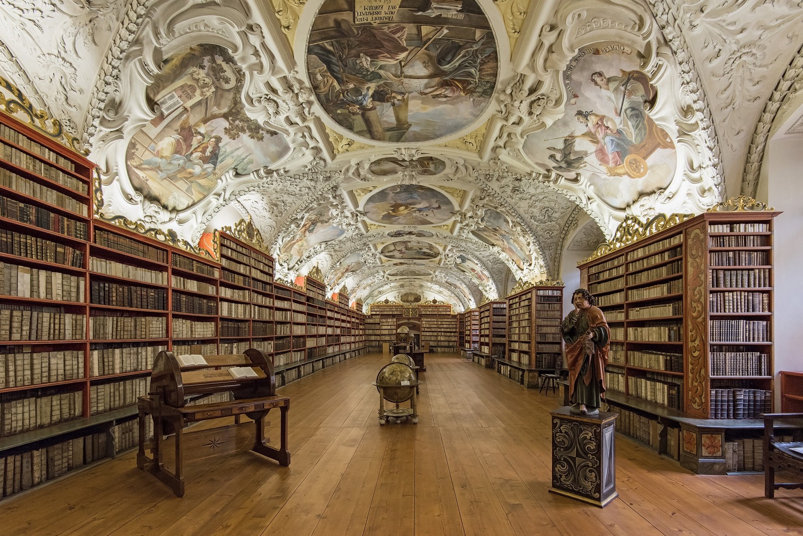 Prague library of the Strahov Monastery