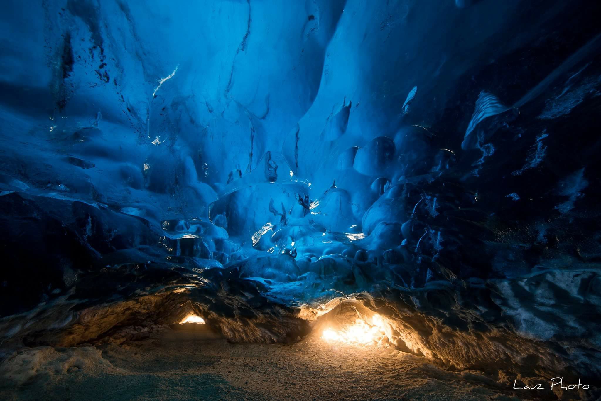 Iceland ice cave