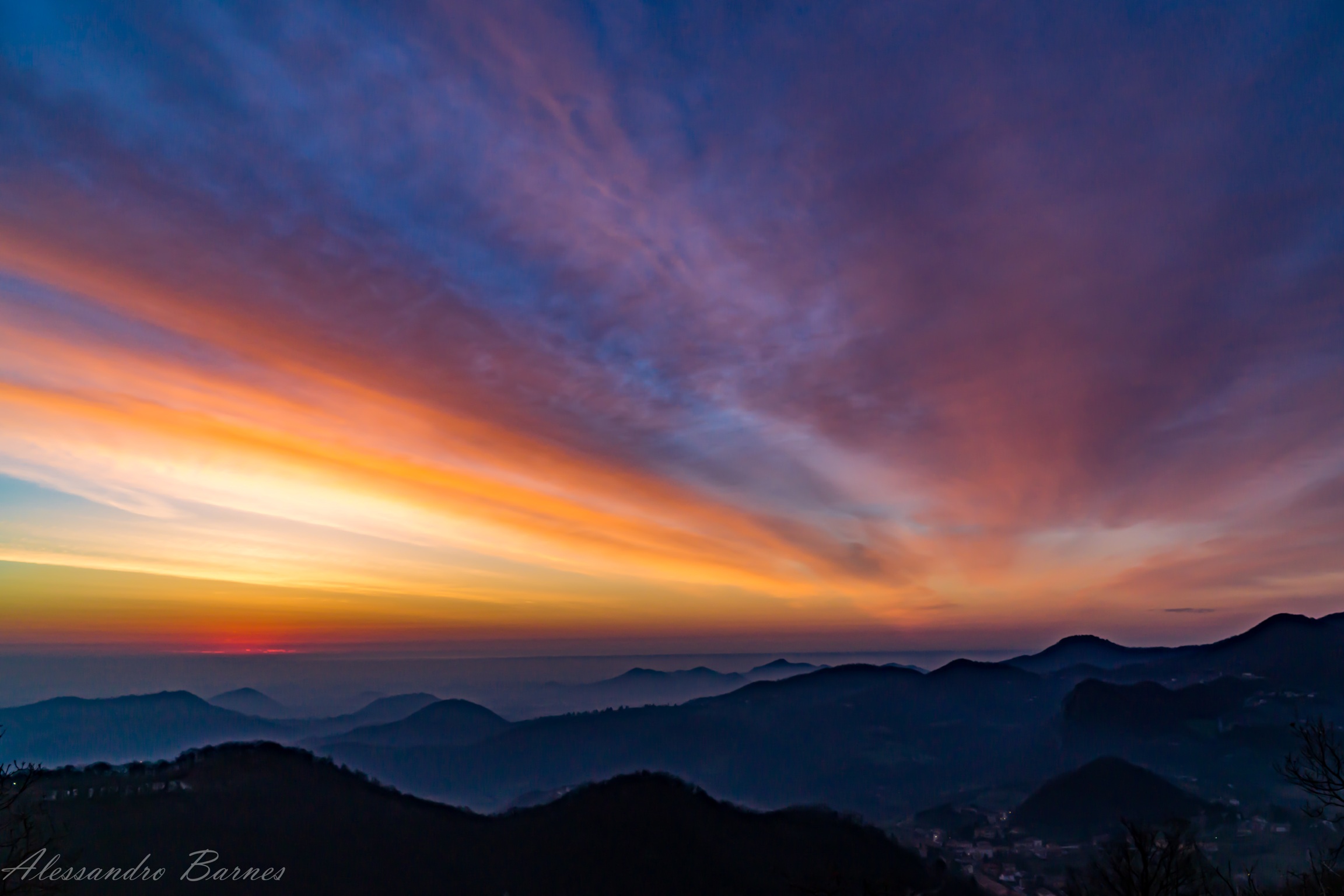 Alba dal monte Madonna colli Euganei