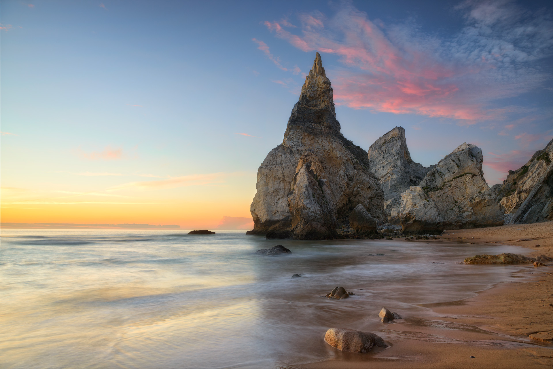 Ursa Beach Sunset, 2 RAW