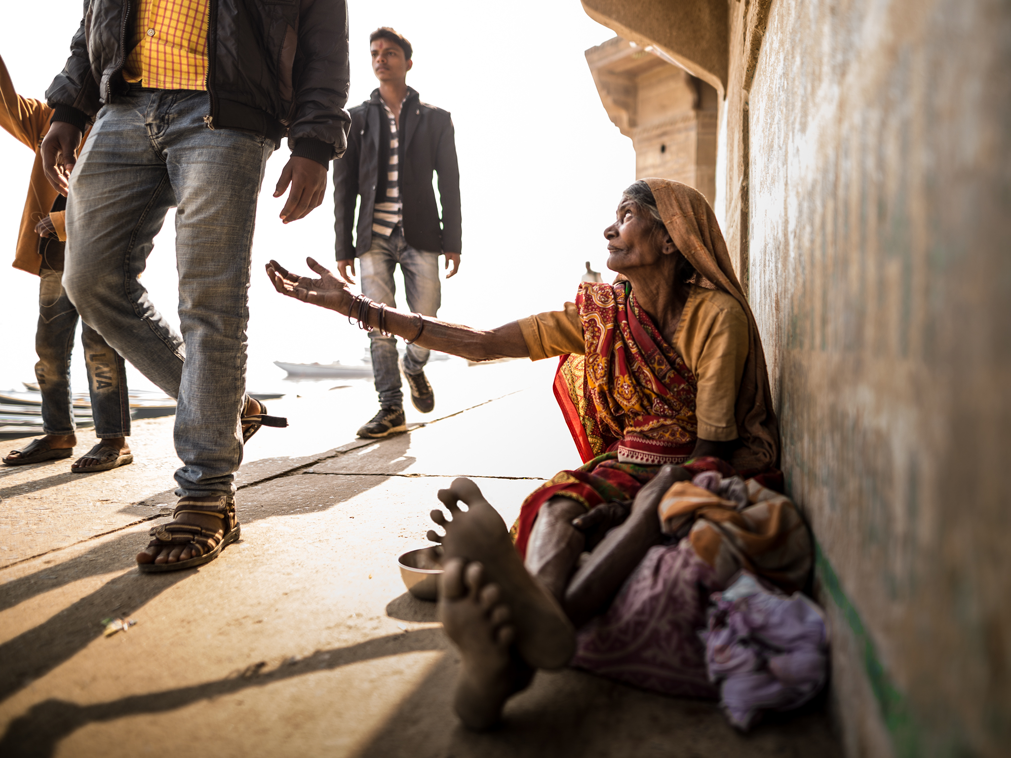 One of the many "faces" of Varanasi ..