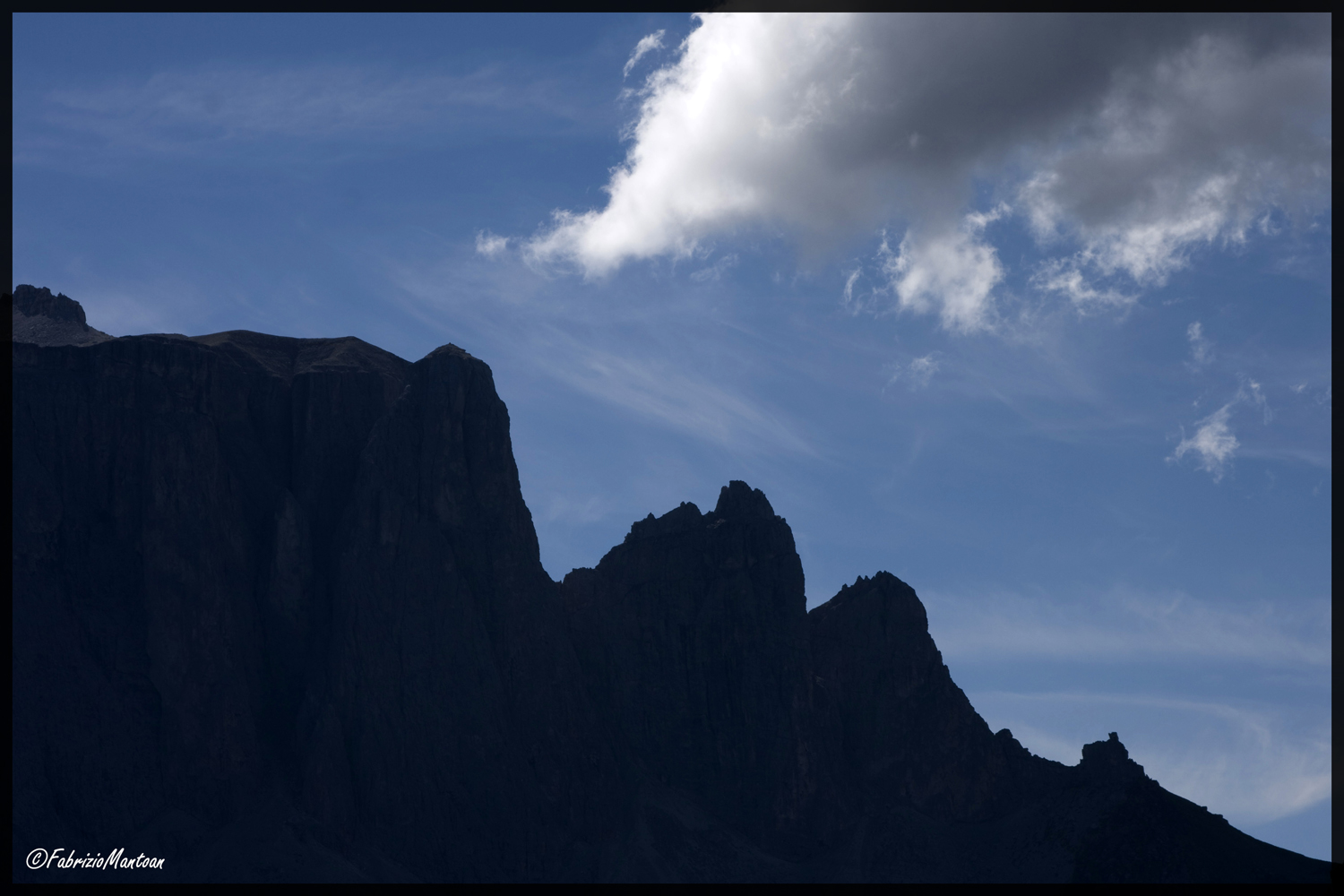 Locomotiva e torri del Sella