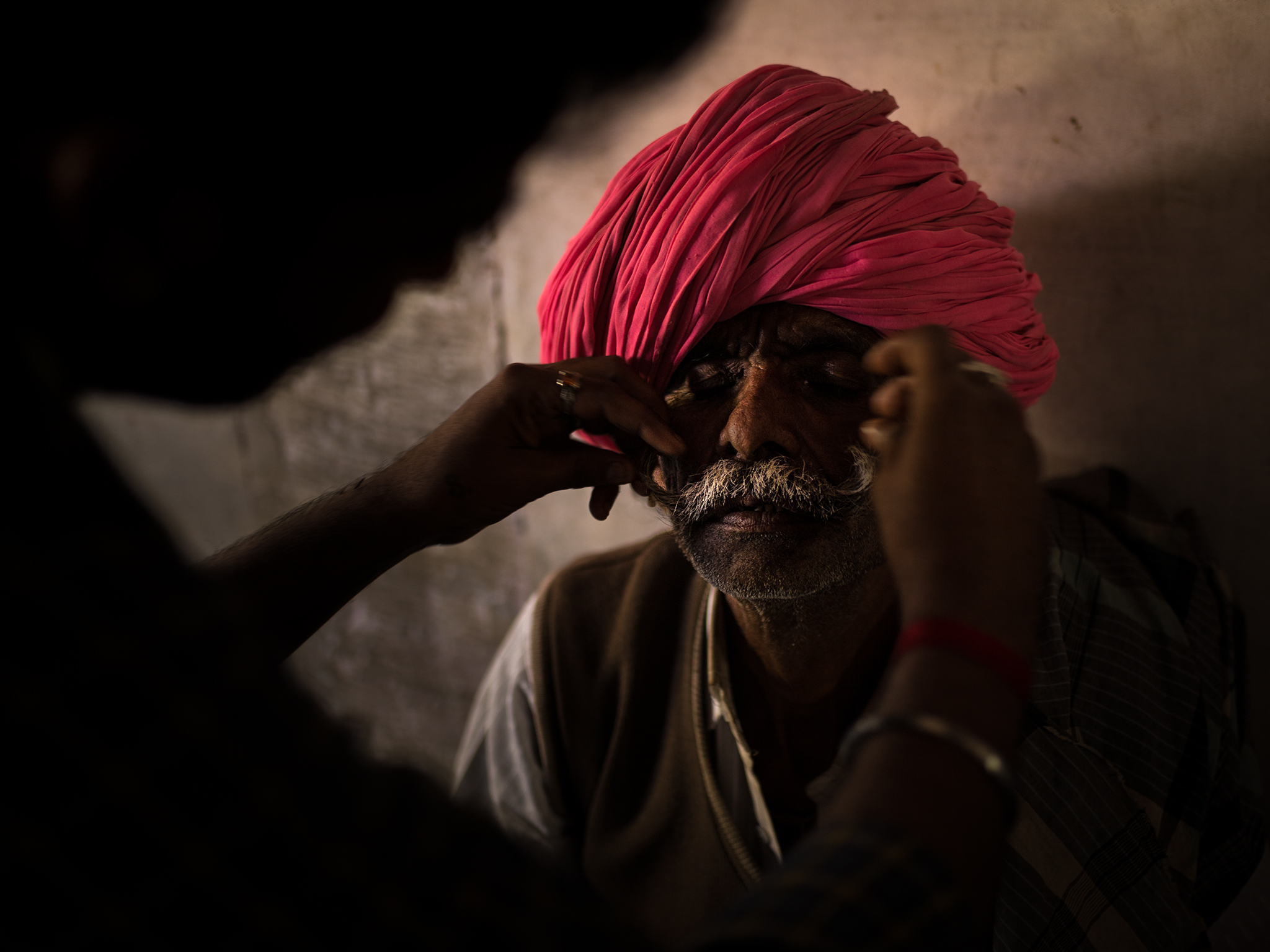 When preparing to become a shot shooting.