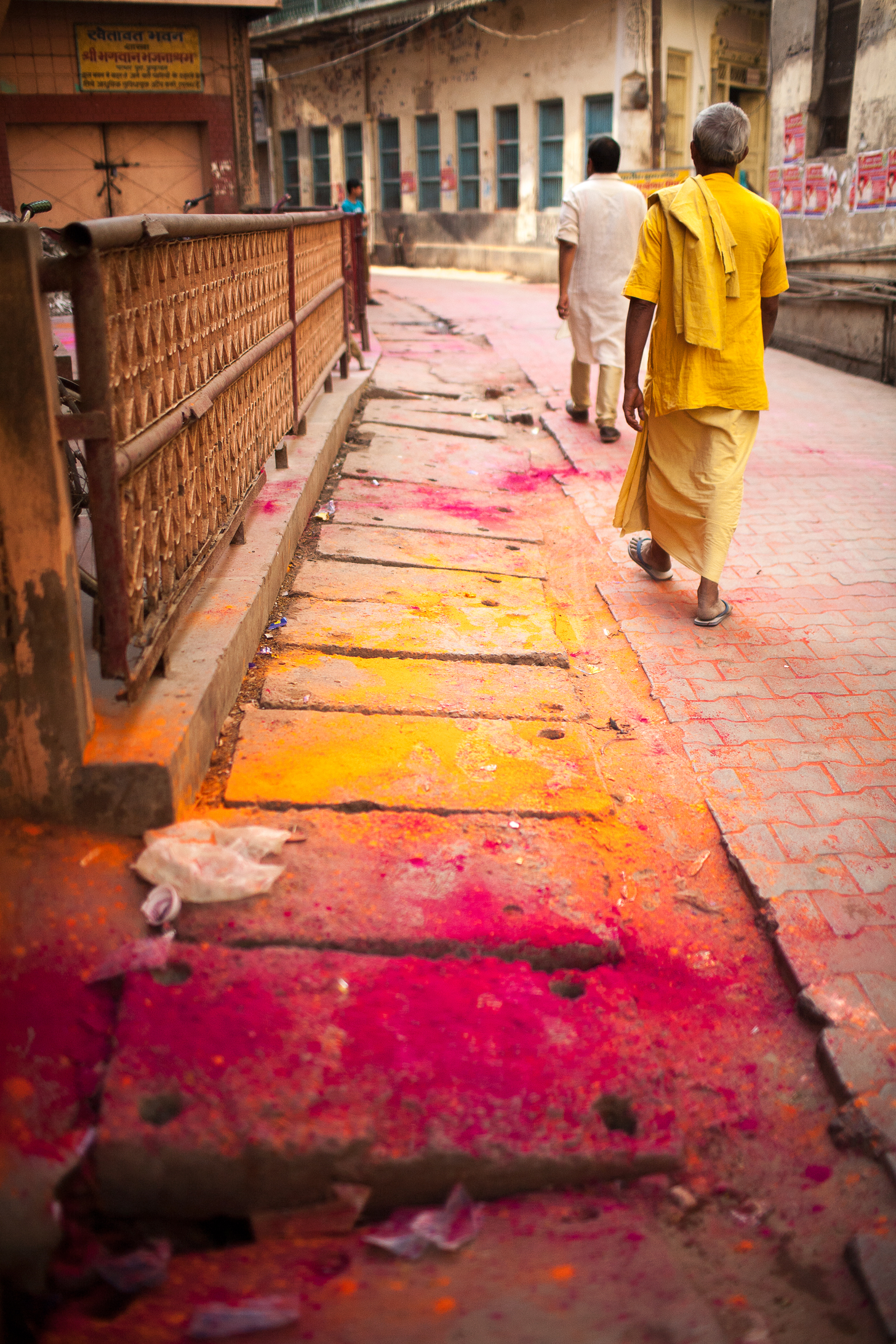 Vicino all'Ashram delle vedove, Vrindavan, u.p.
