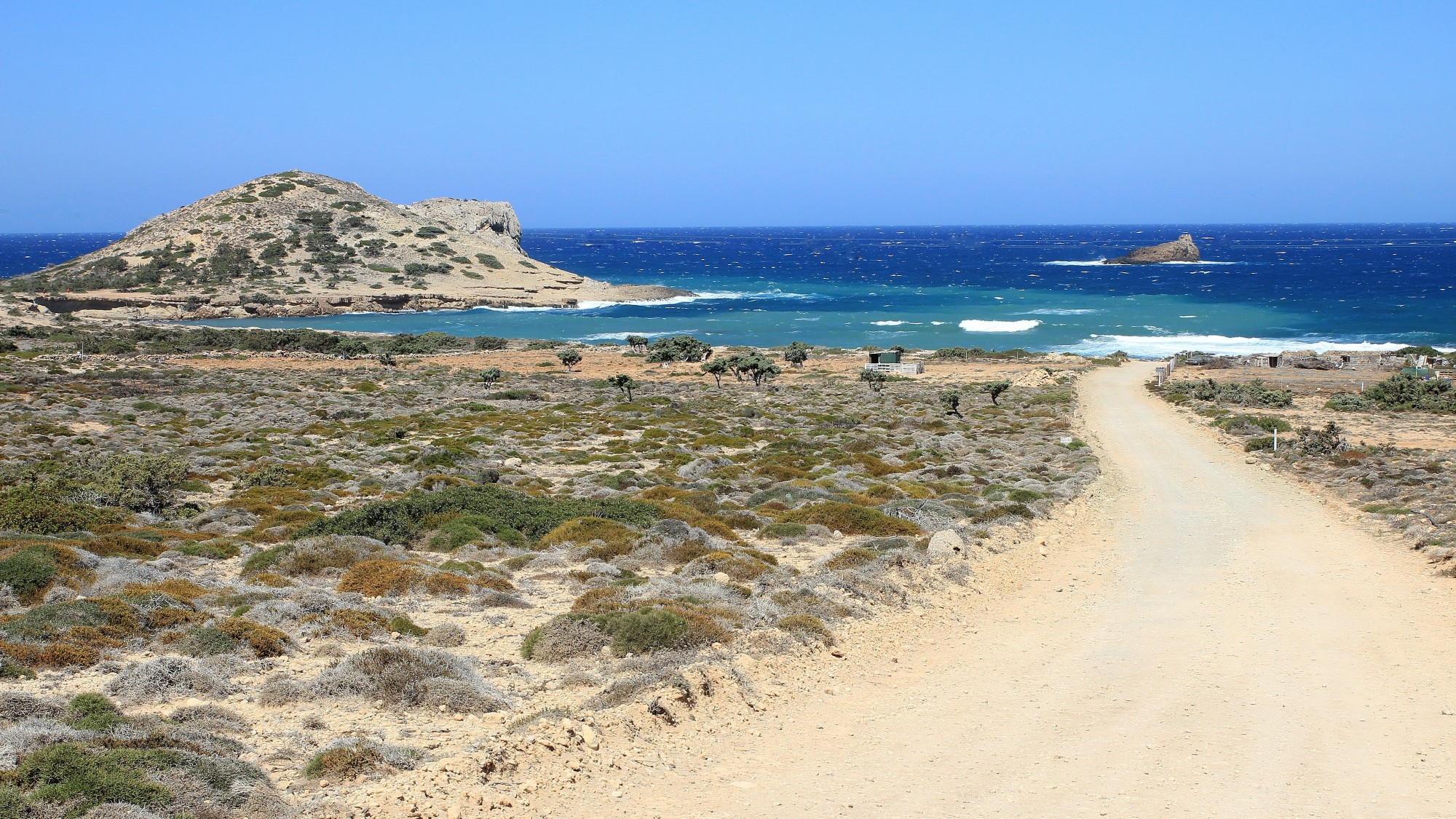 Karpathos with the Meltemi