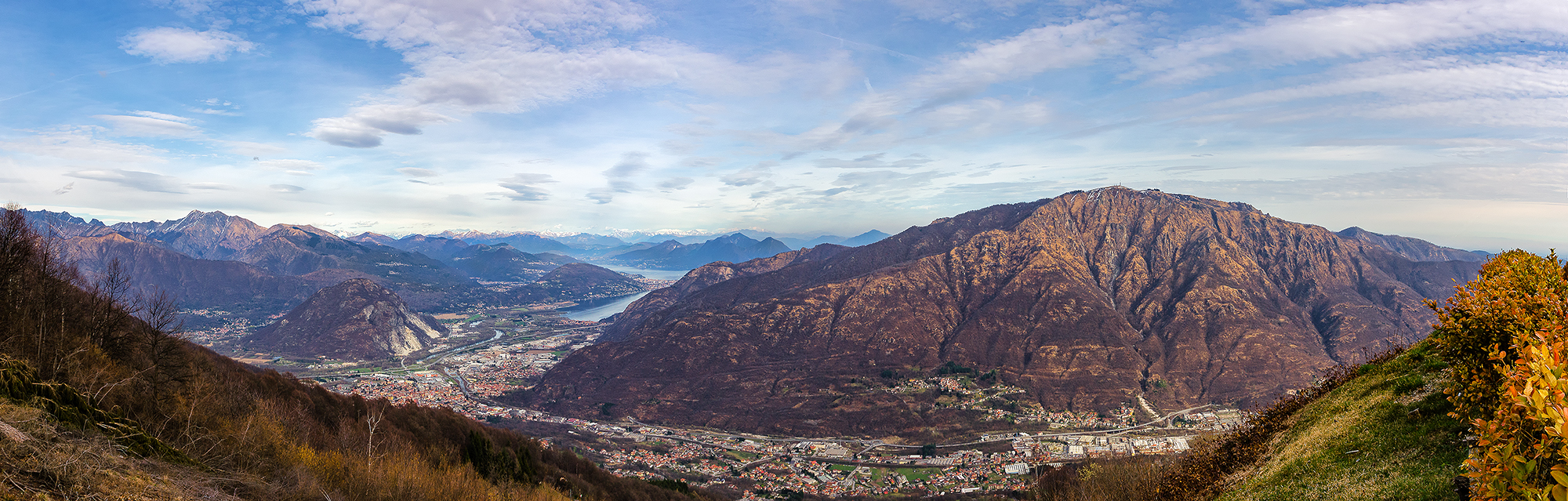 View from Alpe Quaggione - Omegna