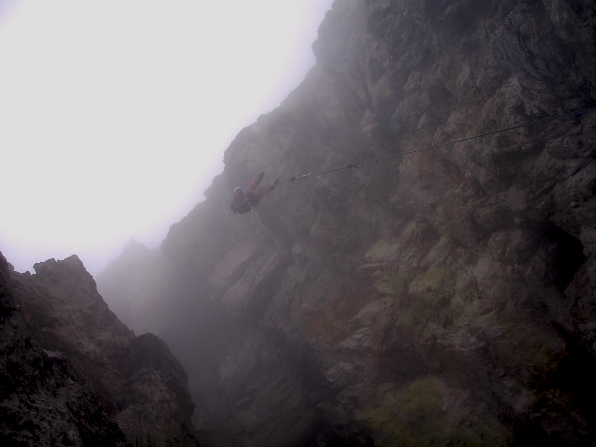 In corda doppia nella nebbia