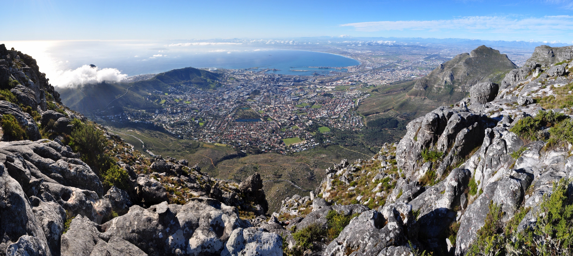 Cape town (città del capo) dalla table mountain