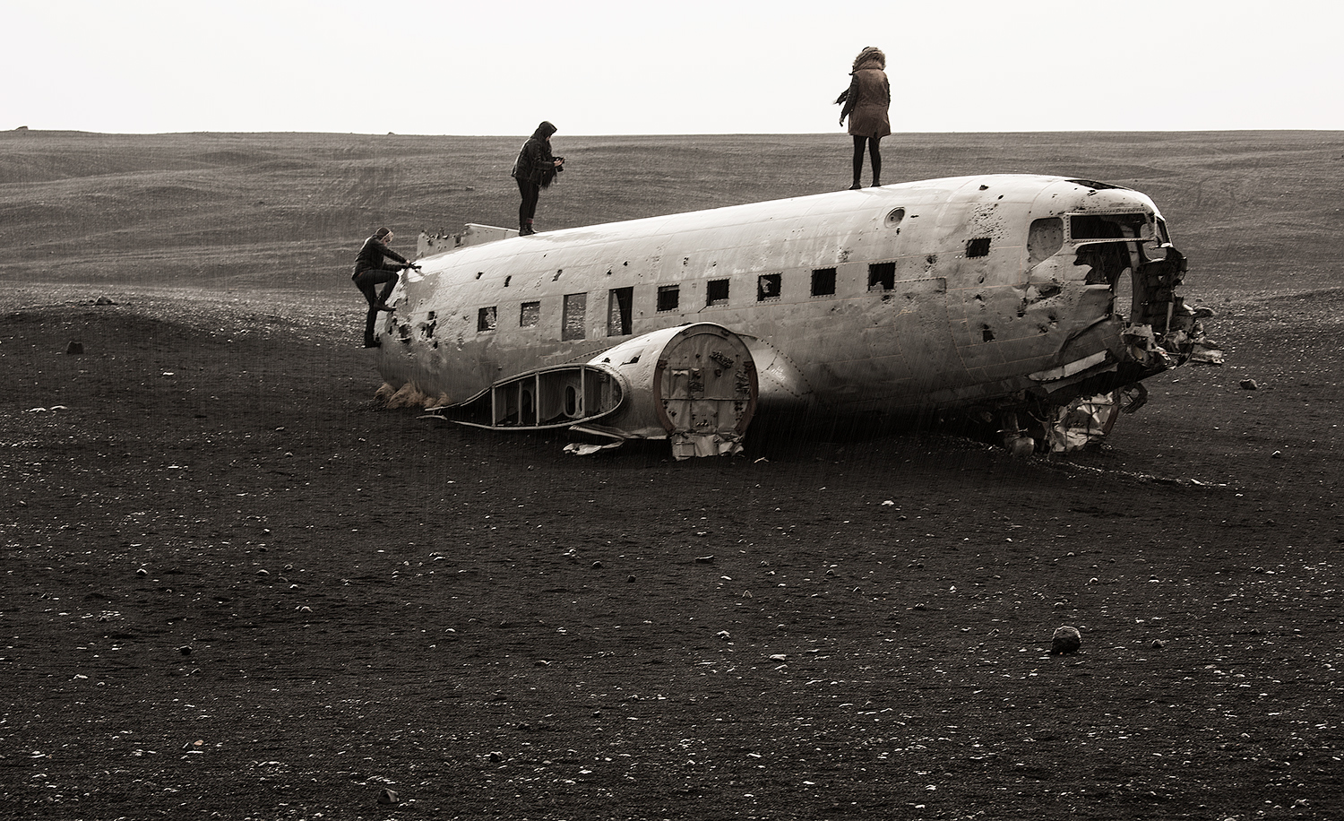 Solheimasandur,Islanda