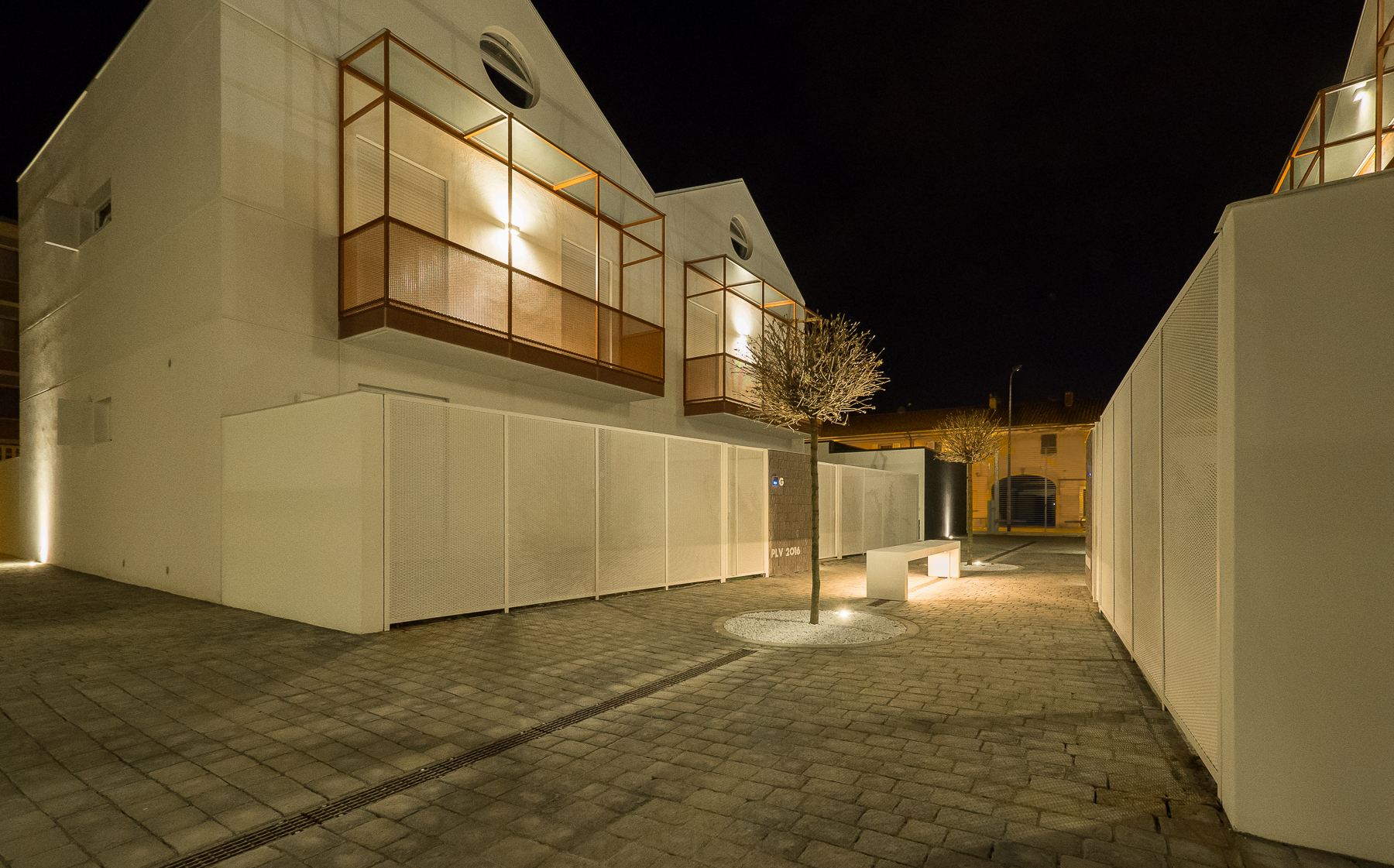 Residenza MOHAIR_vista notturna unità G e H