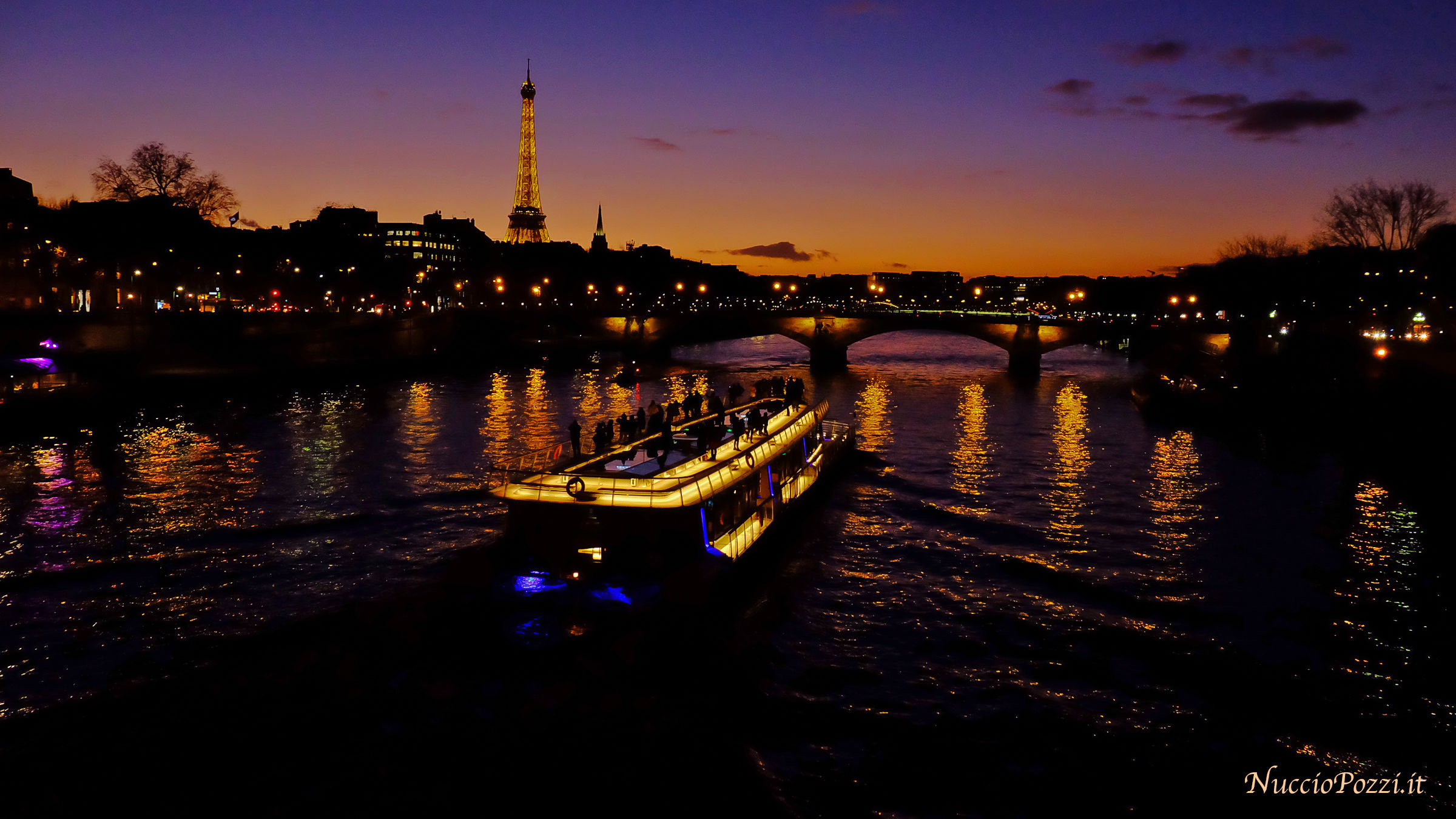 Sunset on the Seine