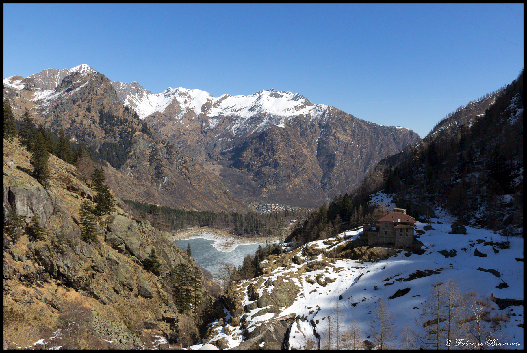 From the dam at Lake Campliccioli