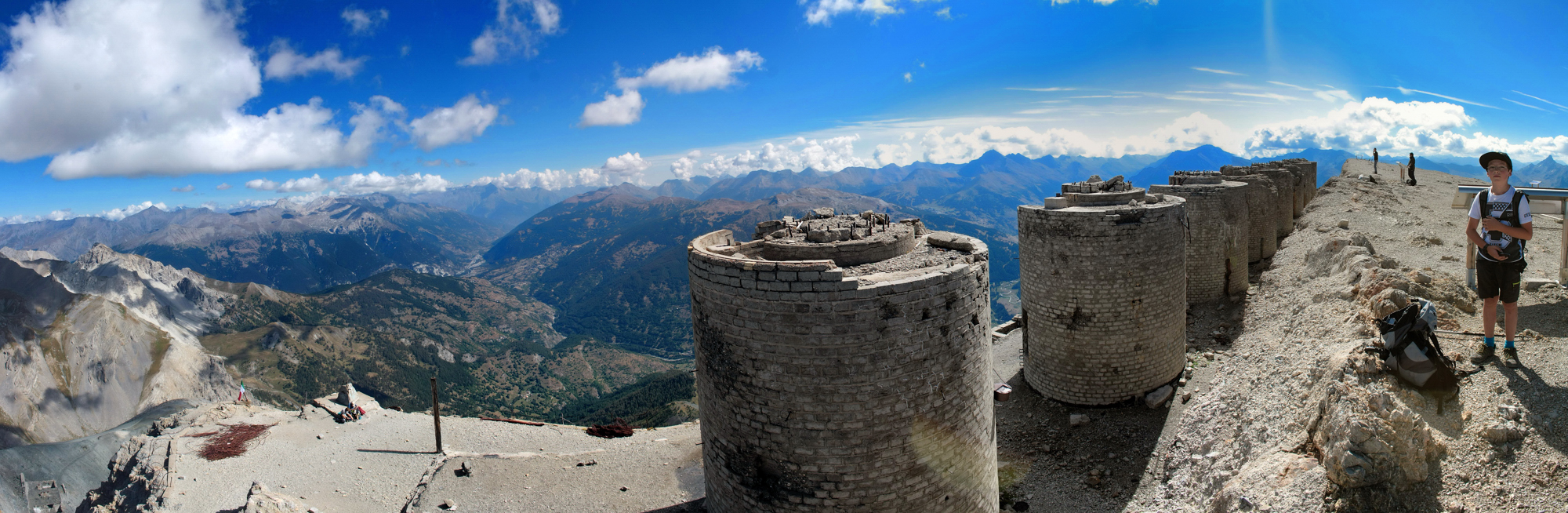 Veduta della Valle di Susa dal forte Chaberton