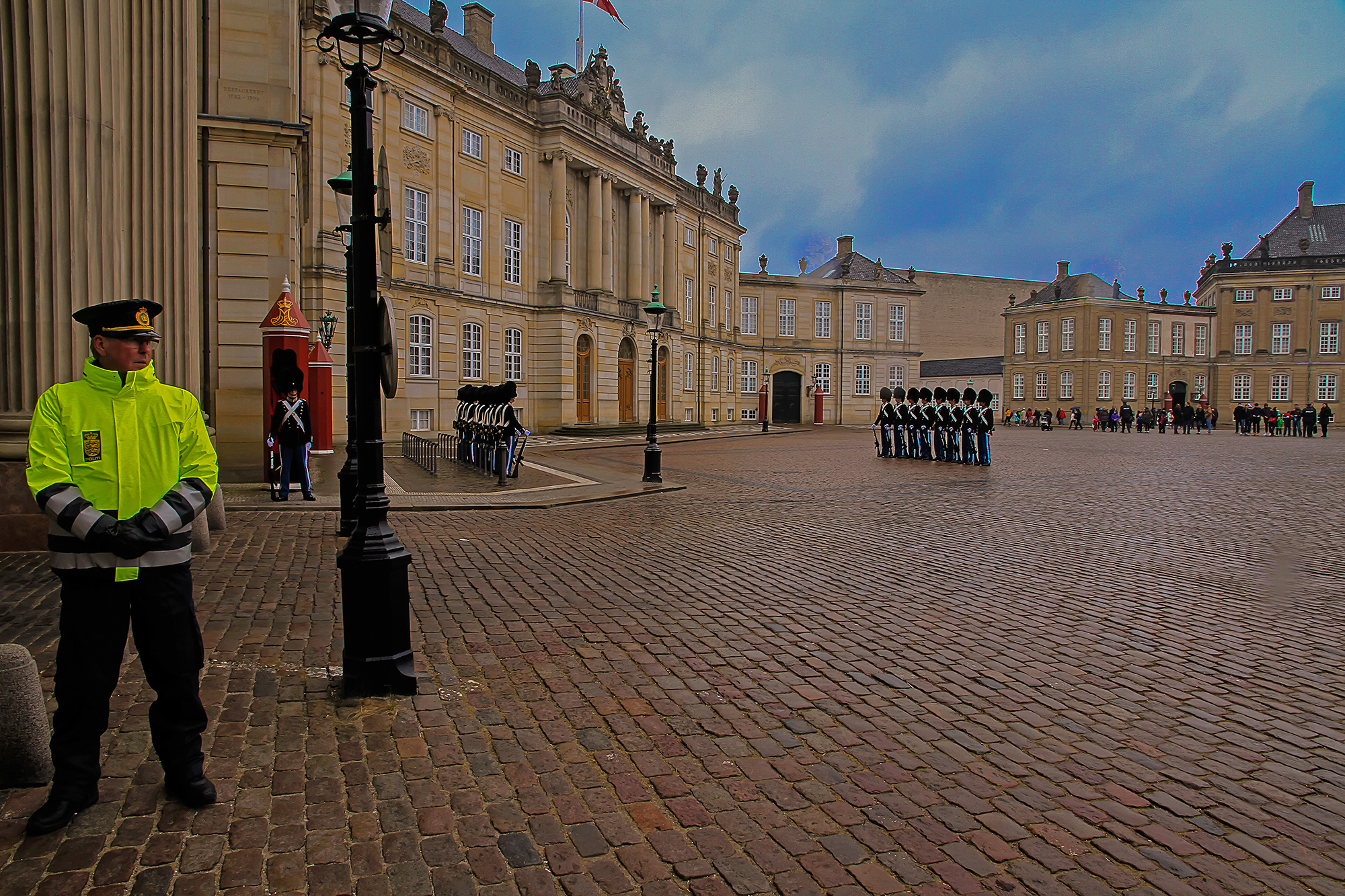 Changing of the guard at Copegnaghen p