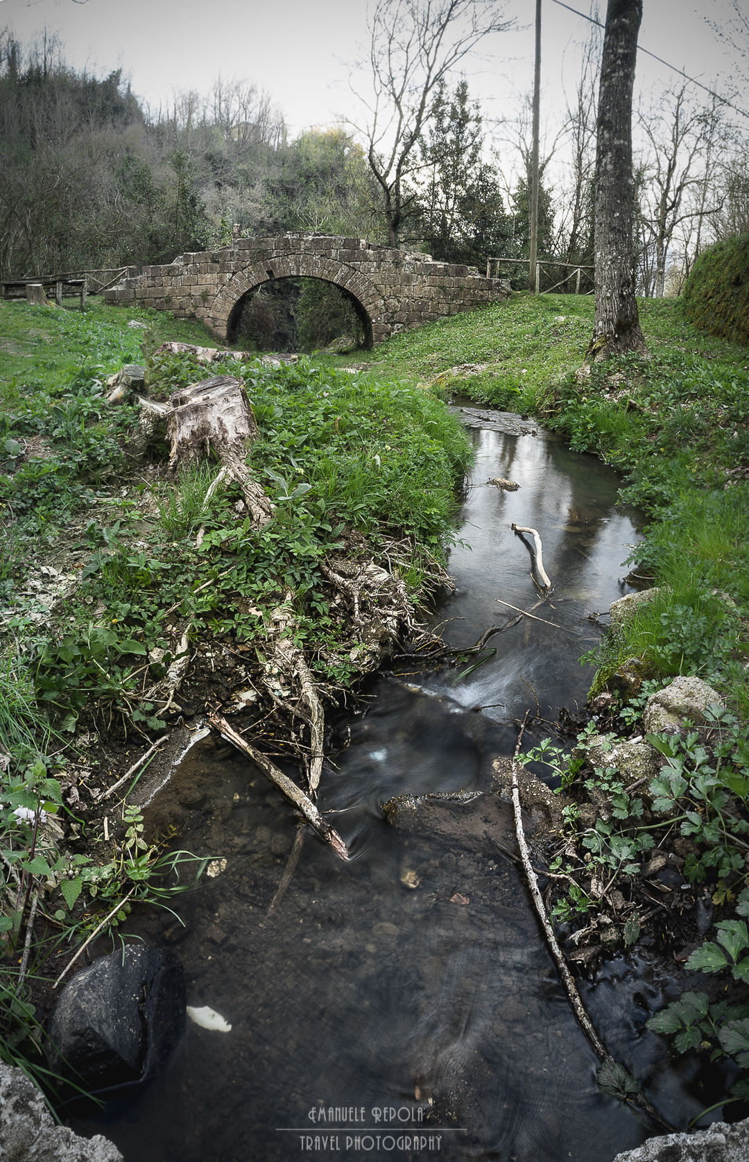 Ponte medievale e torrente Maletiempo