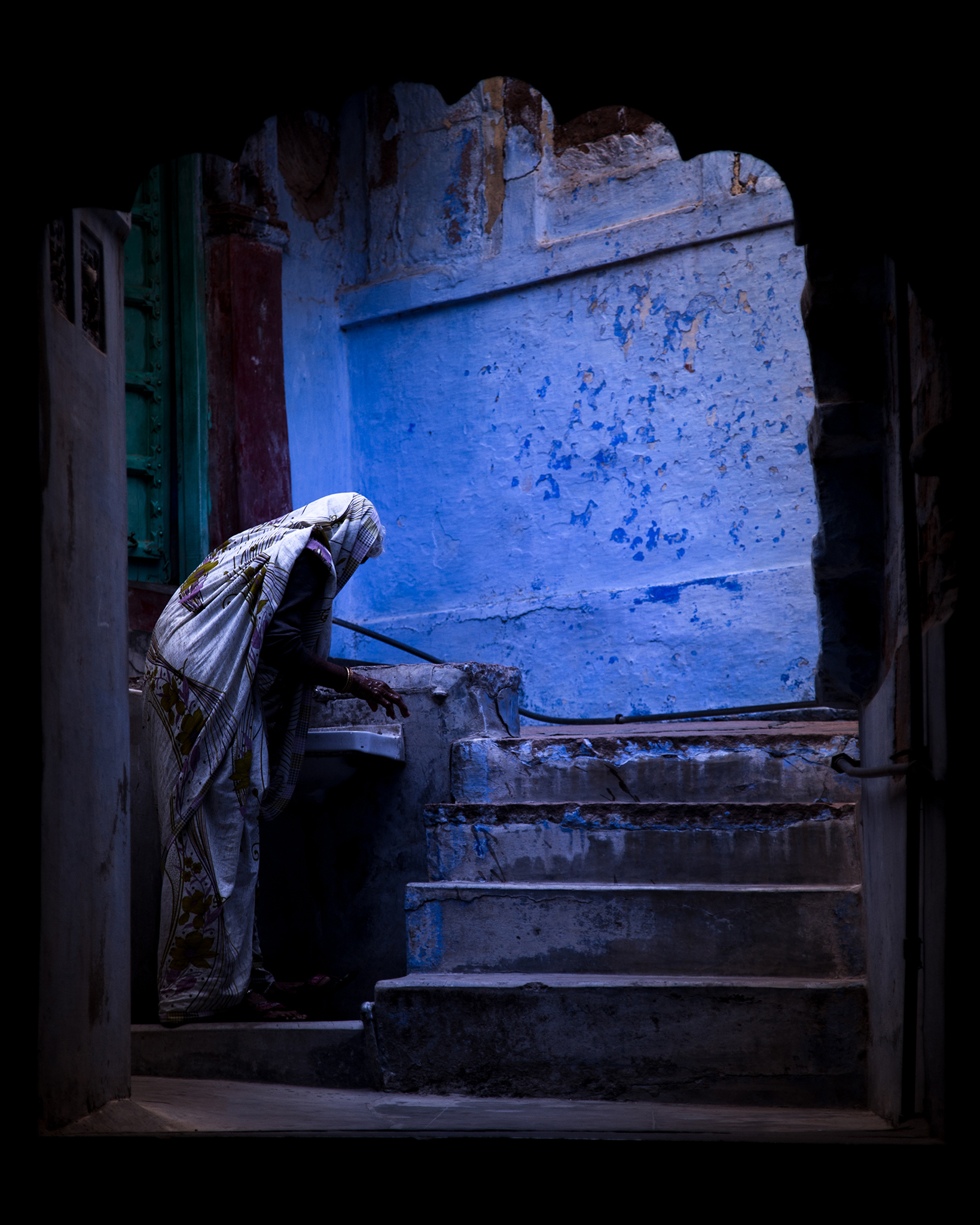 Jodhpur .. A woman begins a one day