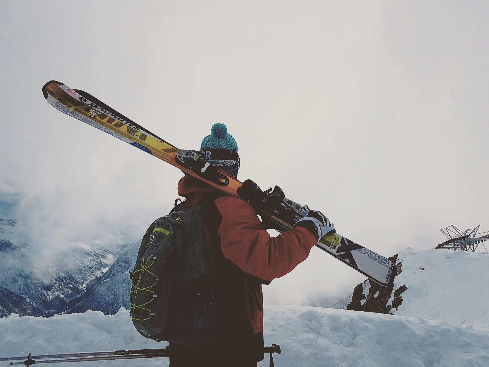 Skiing even if it's cloudy ??