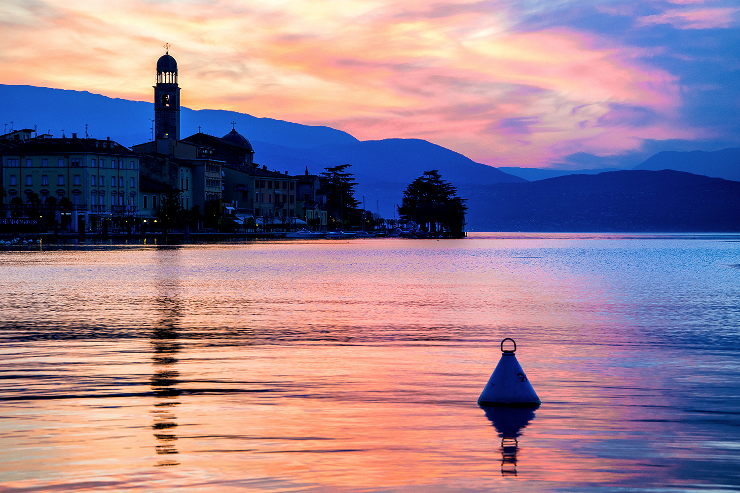 Sunrise on Lake Garda