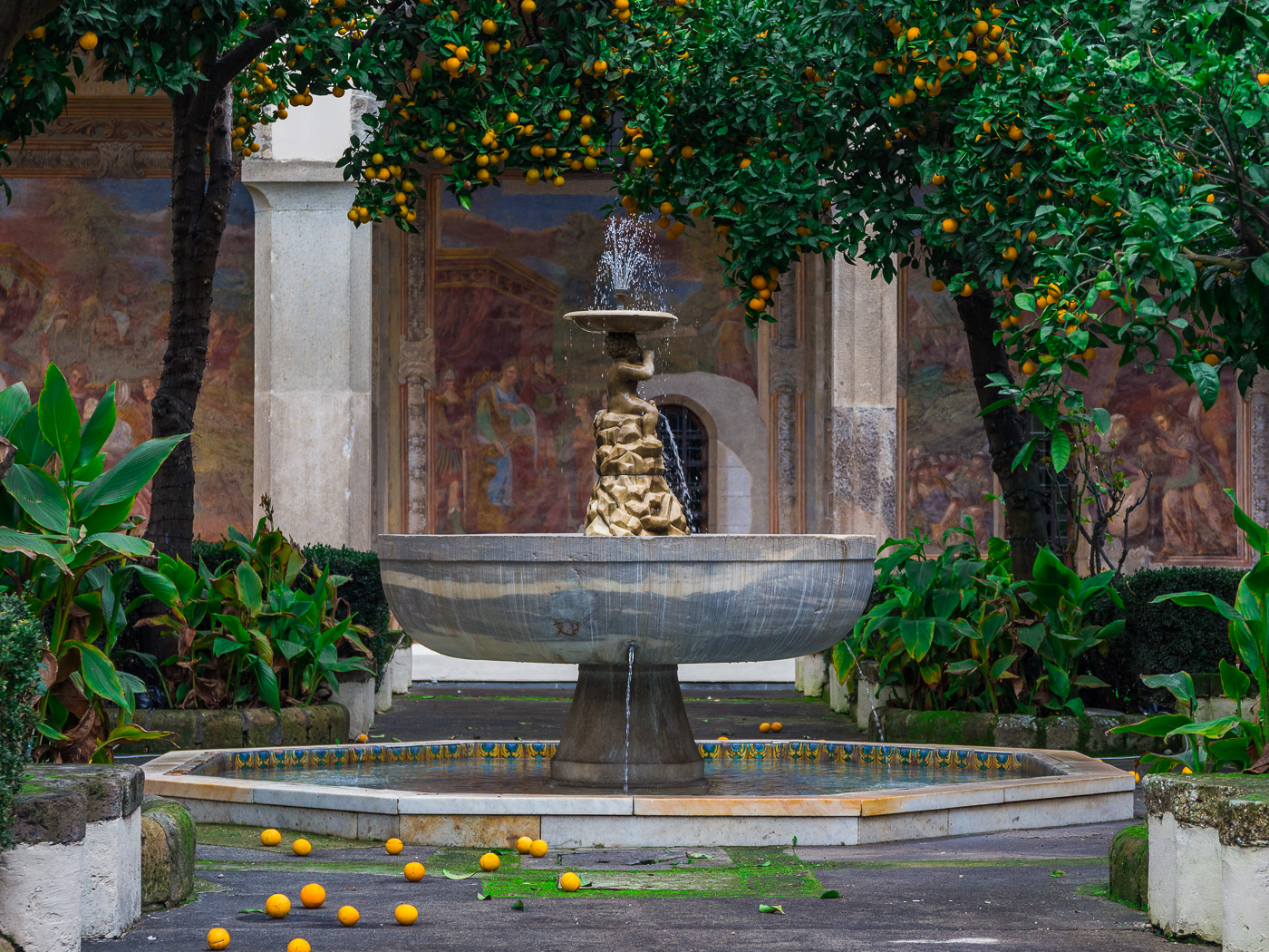 Garden of the Monastery of St. Clare