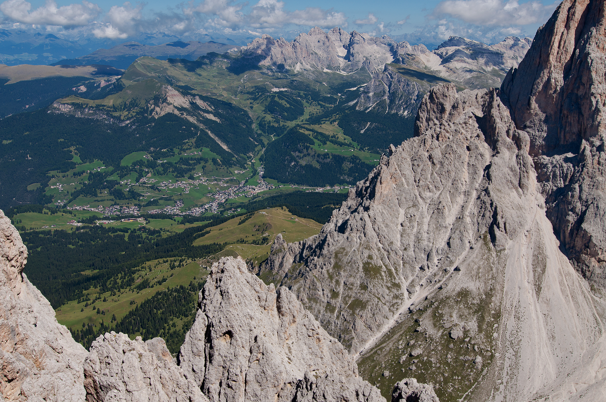 From the top of the Sasso Piatto