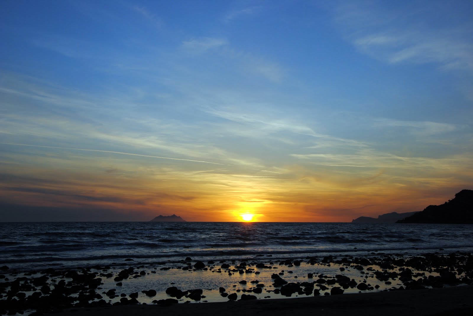 E il sole va a dormire...