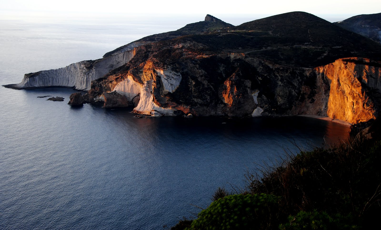 Tramonto sulla Chiaia di luna...