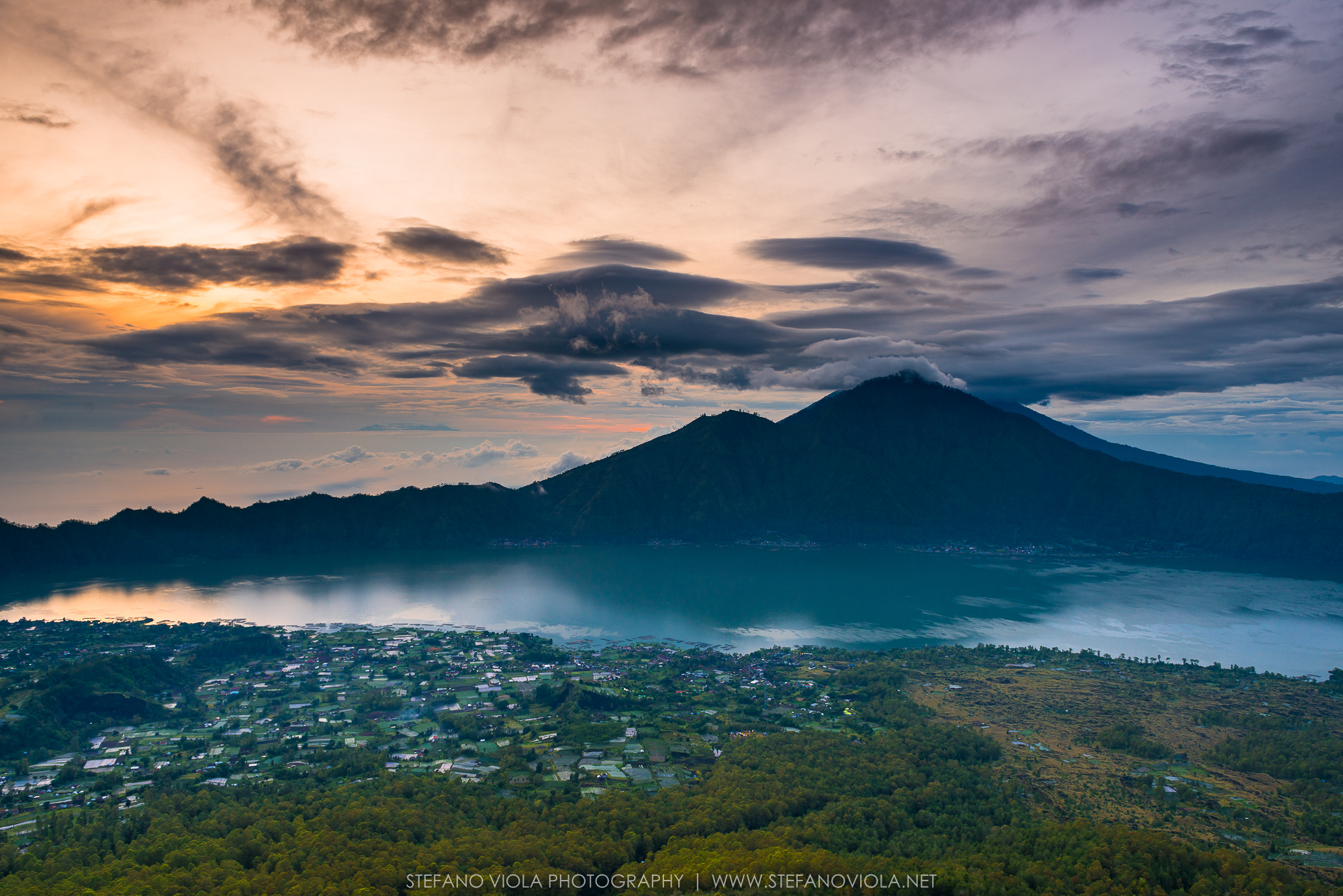 The dawn from Mount Batur - Bali