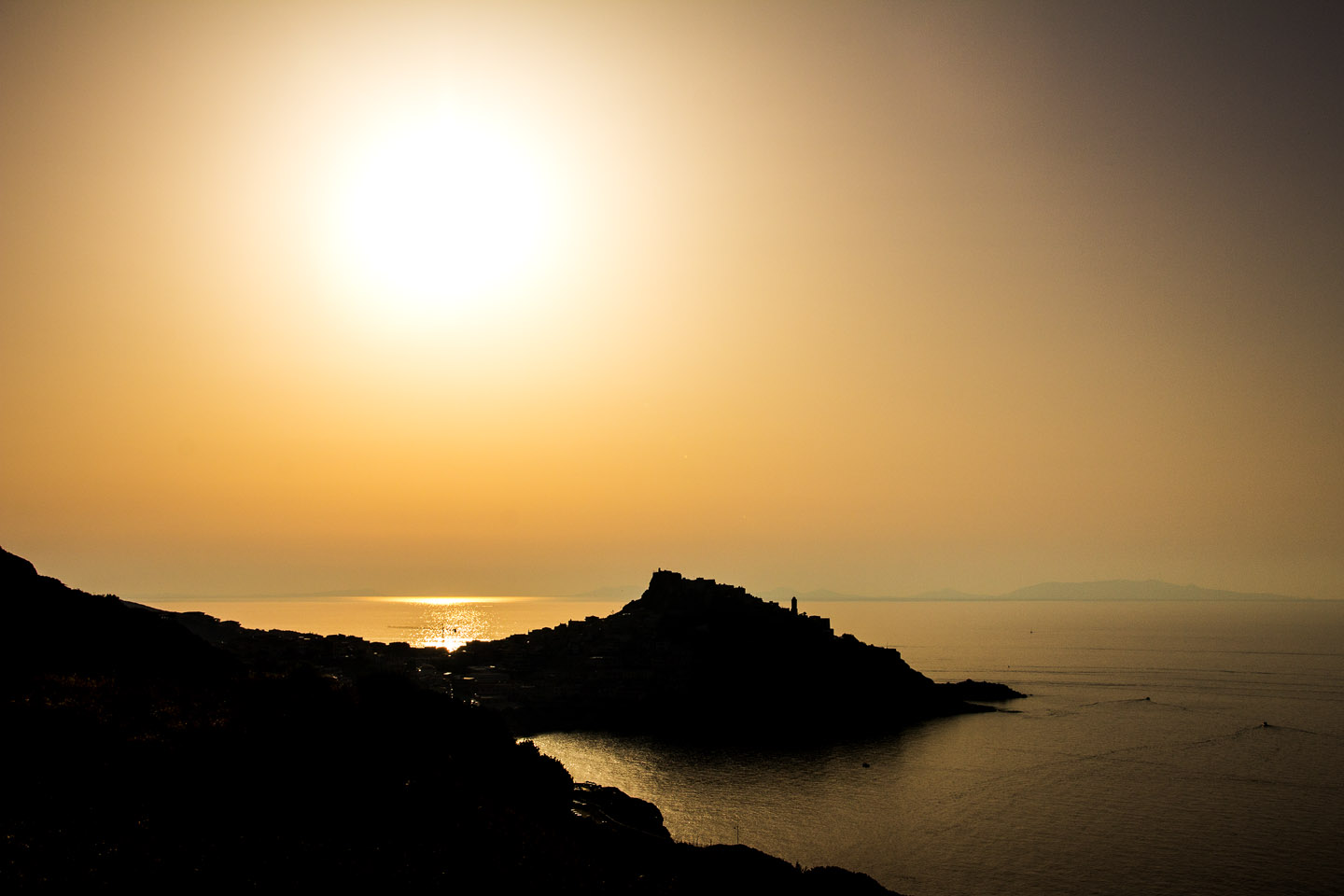 Sunset over Castelsardo