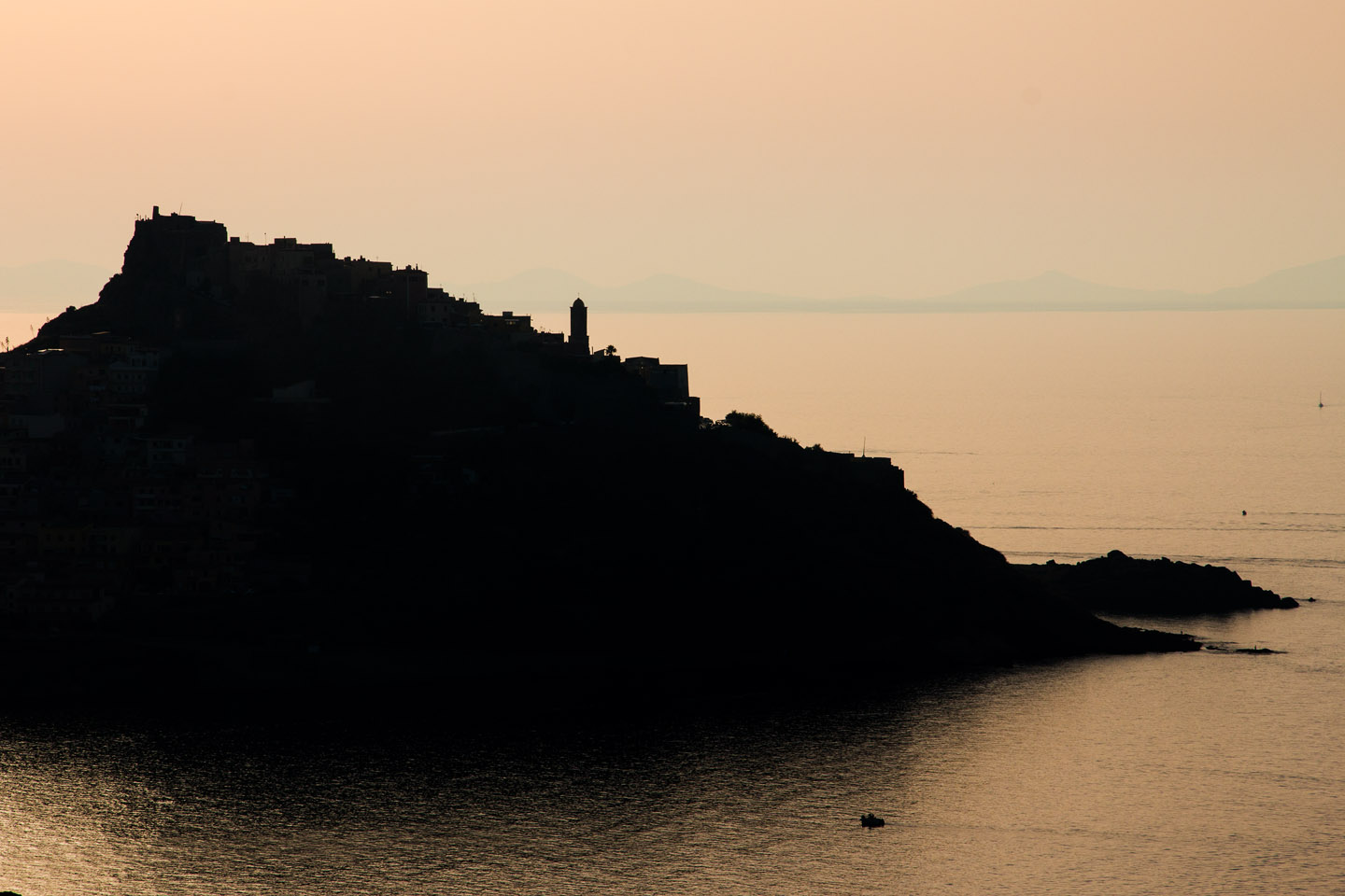 Sunset over Castelsardo